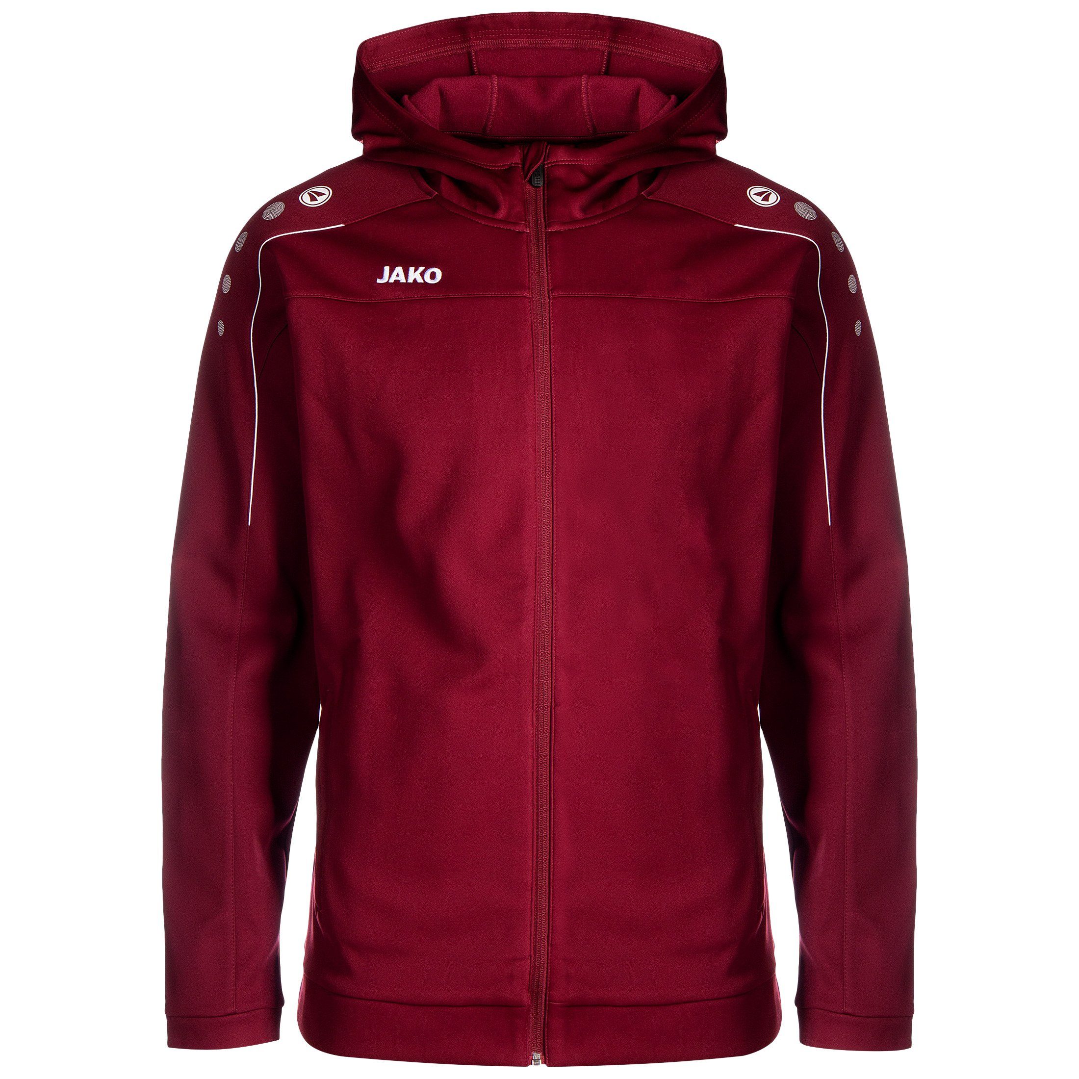 Jako Trainingsjacke Classico Kapuzenjacke Herren bordeaux