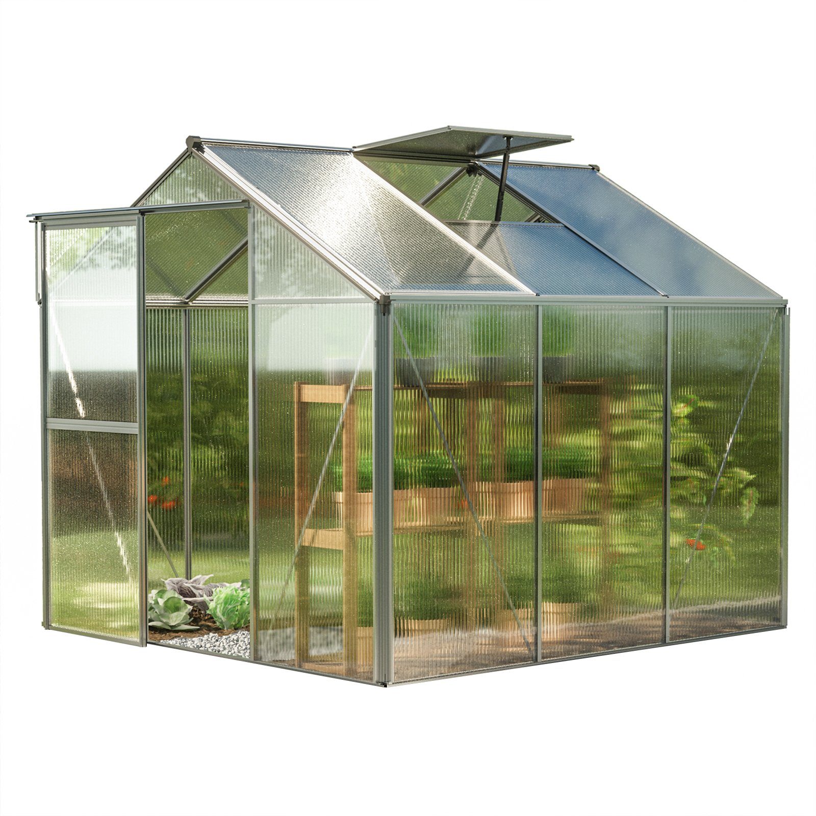 GFP Gewächshaus VIOLA 2, 6 mm Wandstärke günstig online kaufen