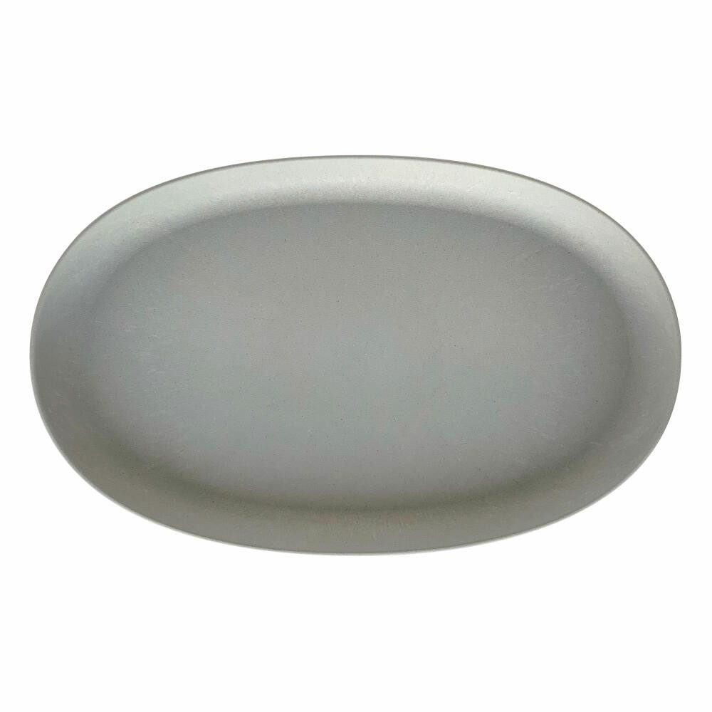 Hachiman Blumentopfuntersetzer Eco Oval 490, Grau, Zubehör für Hachiman Eco Pflanztöpfe