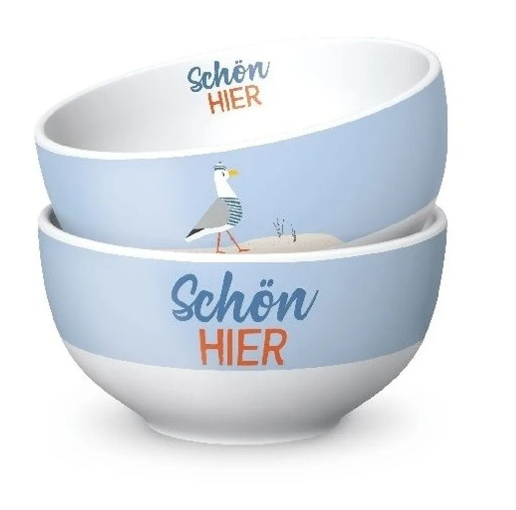 Schüssel Müslischale Bowl Dessert-Schale Salat-Schüssel la vida "SCHÖN HIER"