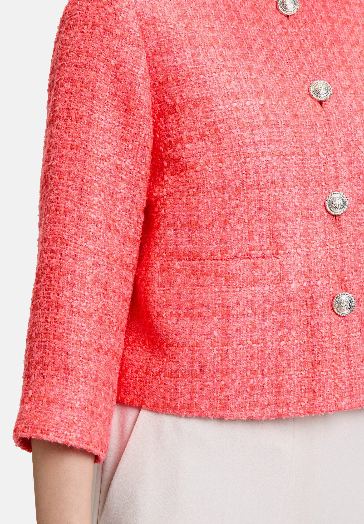 Betty Barclay Jackenblazer Damen mit Fransen Material