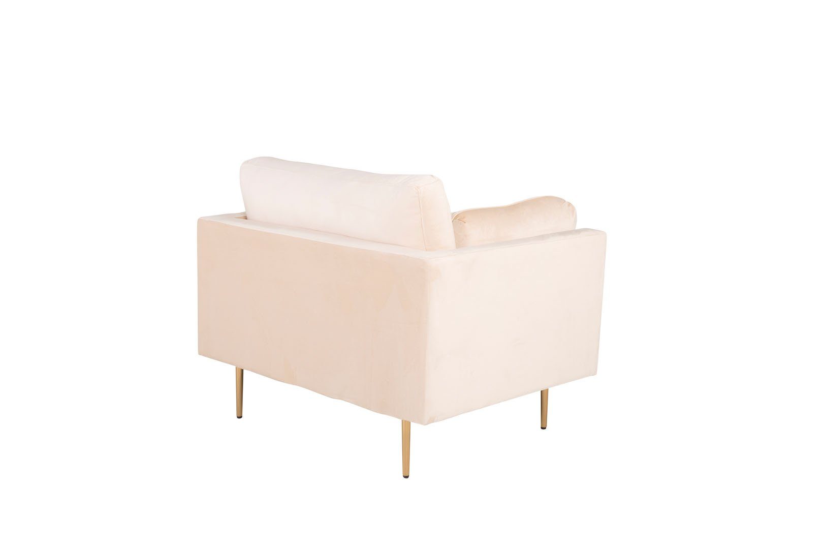 Relaxsessel Boom Velour hellbeige. Sessel (1-St) ebuy24