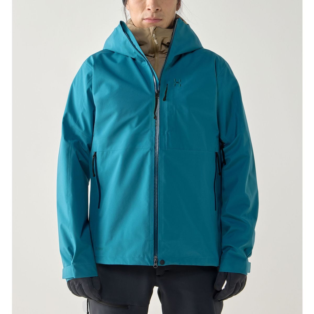 Haglöfs Hardshelljacke Front Proof II Jacket Men Leichte, wasserdichte Herrenjacke für Outdoor-Aktivitäten mit