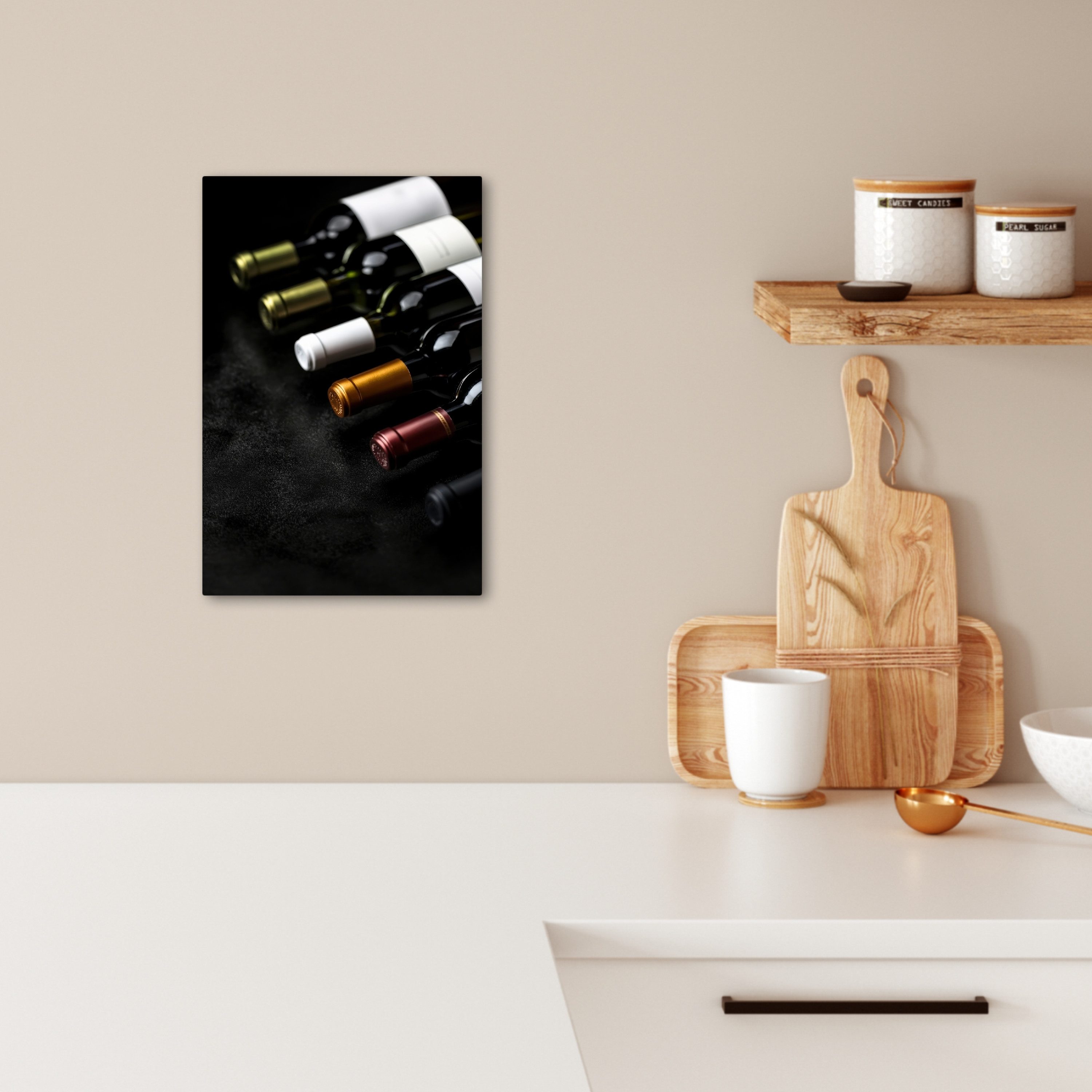 OneMillionCanvasses® Leinwandbild Wein - Flaschen - günstig online kaufen
