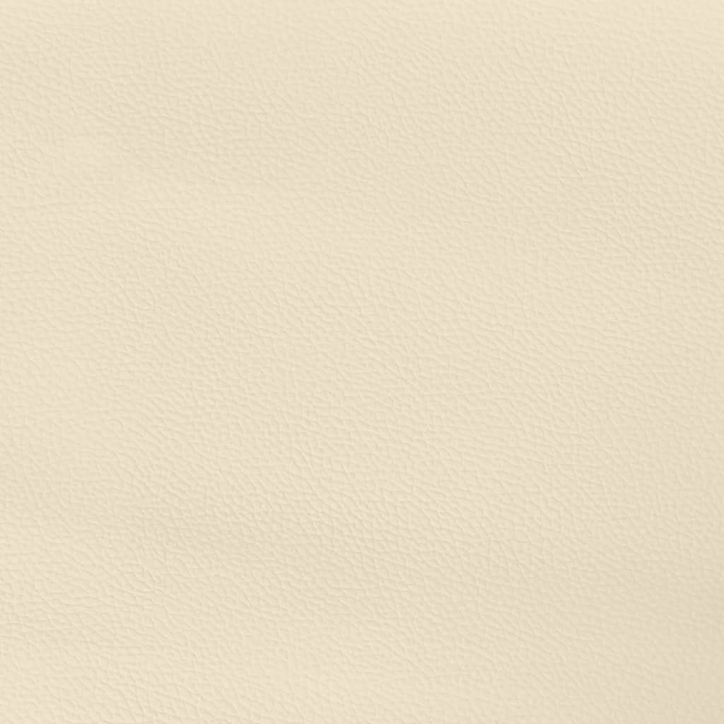 Creme Taschenfederkernmatratze Kaltschaummatratze Kunstleder vidaXL, hoch 20 cm 90x200x20 Matra, Federkern cm