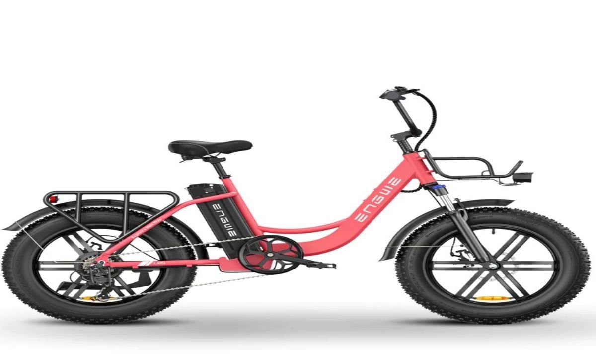 ENGWE E-Bike ENGWE L20 E-Bike 250W, 60KM Reichweite, Rosa, Frontmotor,  624,00 Wh Batterien
