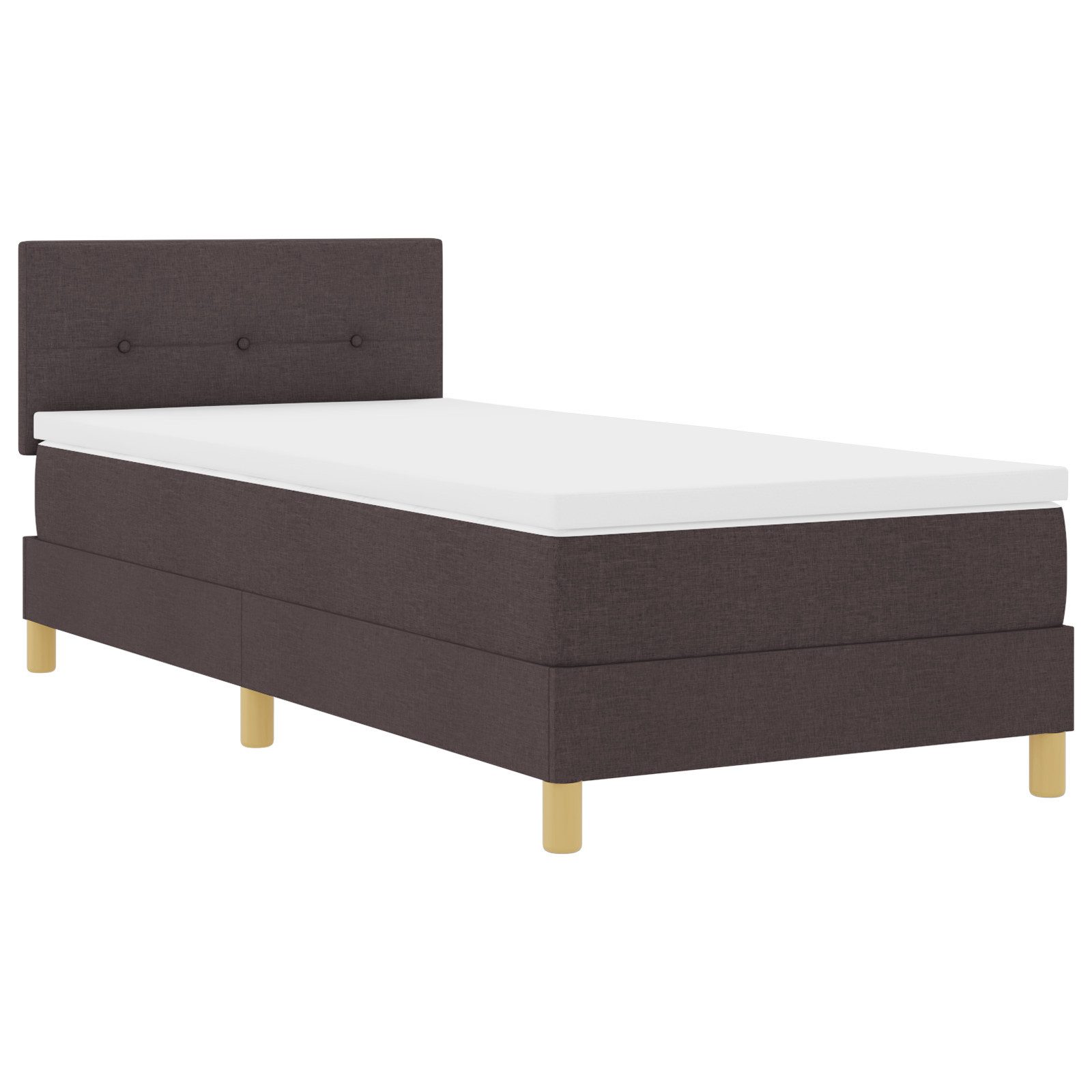 vidaXL Bett LED Boxspringbett mit Matratze günstig online kaufen