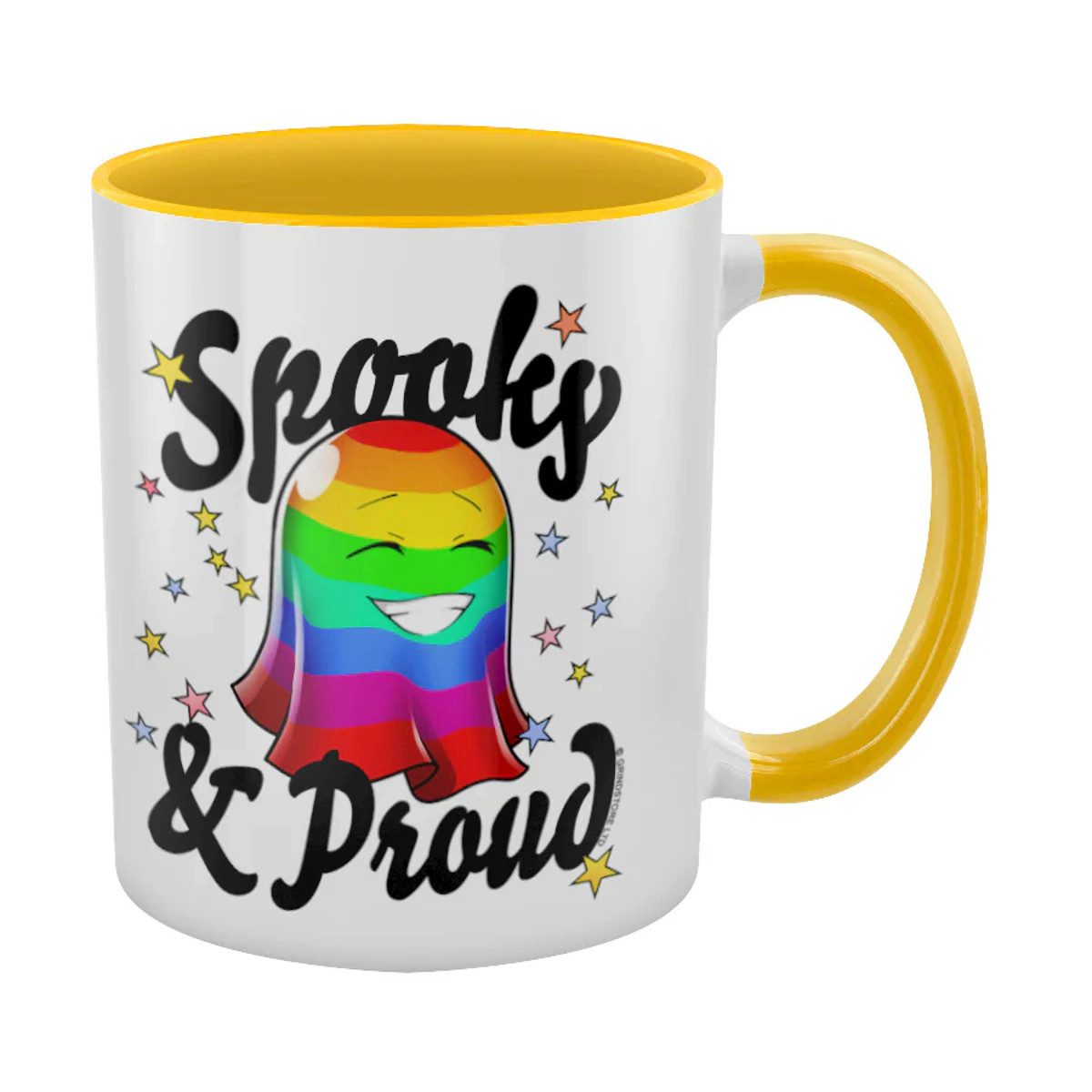 Grindstore Tasse Geister Tasse Halloween Tasse Spooky & Proud, Duo vintage