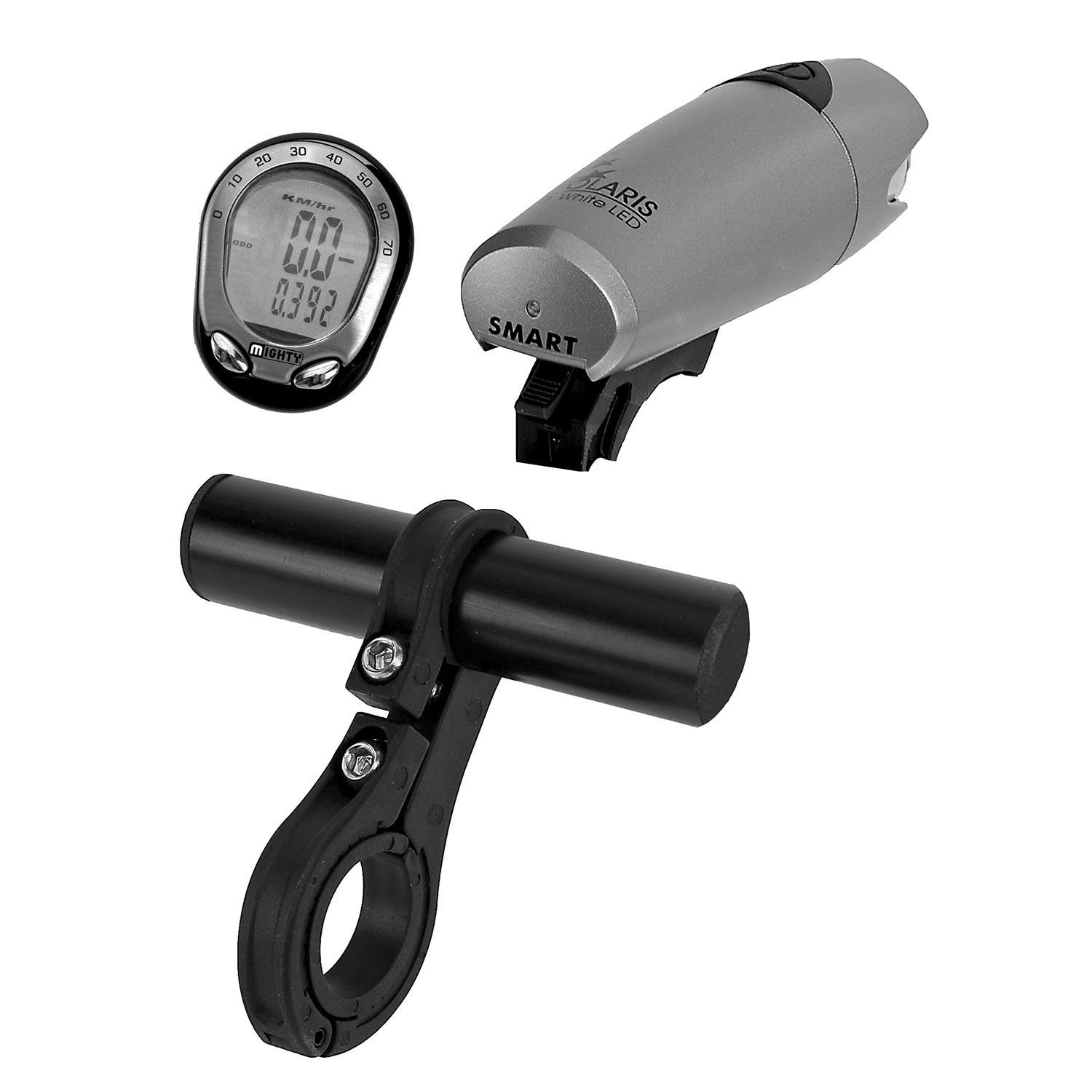 M-Wave Fahrradlenker Lenkercockpit verschiebbar Lenker Ø 222 mm 318 mm Kunststoff schwarz, Level 3