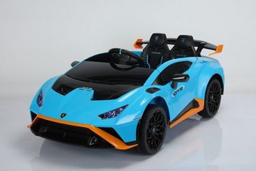 ES-Toys Elektro-Kinderauto Kinderauto Lamborghini Huracan, Belastbarkeit 40 kg, STO EVA-Reifen Bluetooth MP3 USB