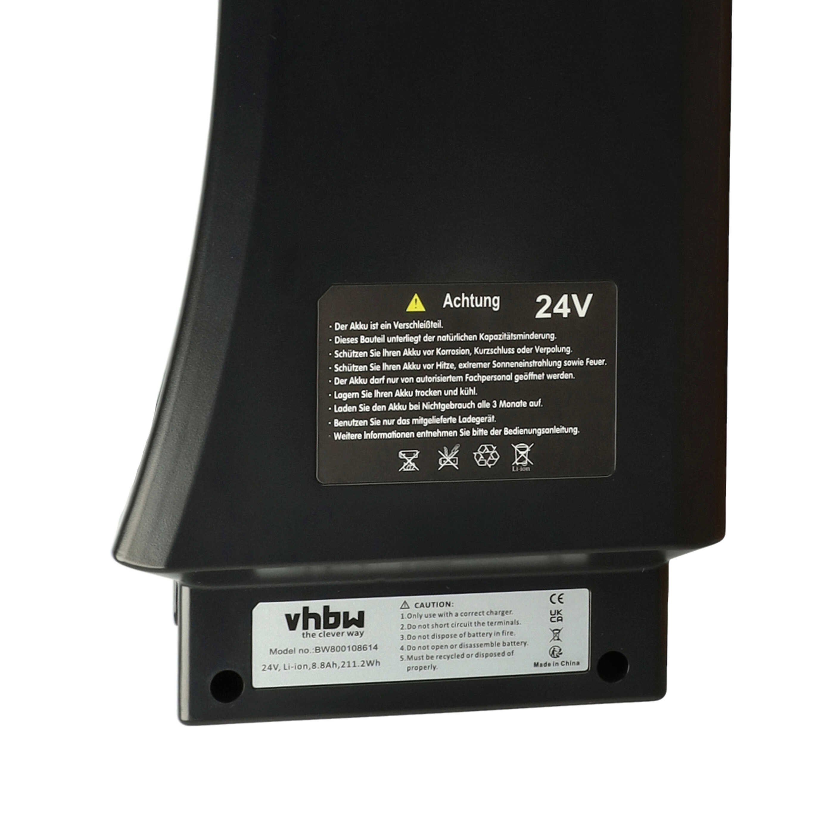 vhbw passend für Prophete 52414-0111, 28 Zoll, 52404-0111, 26 Zoll, Alu-Cit E-Bike Akku Akku Li-Ion 8800 mAh (24 V, 1 St), Leistungsfähiger Austausch-Akku für P – Bild 5 von 5