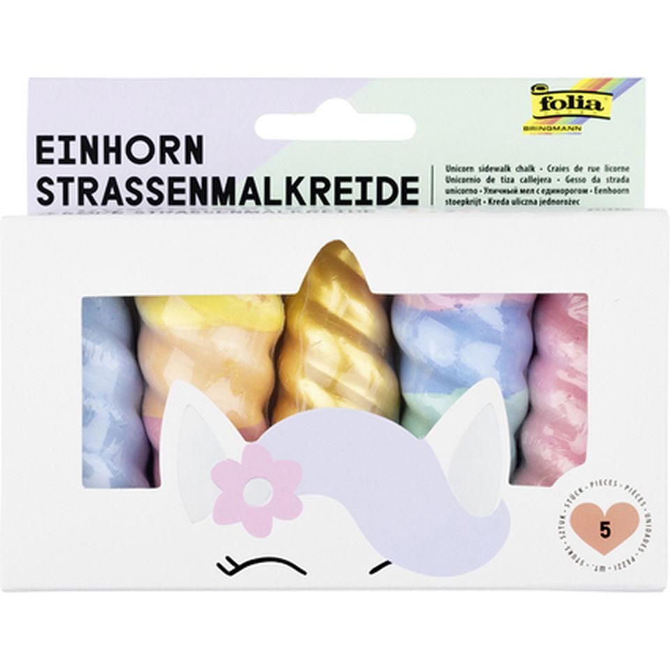 Folia Max Bringmann KG Malkreide Straßenmalkreide "Einhorn"
