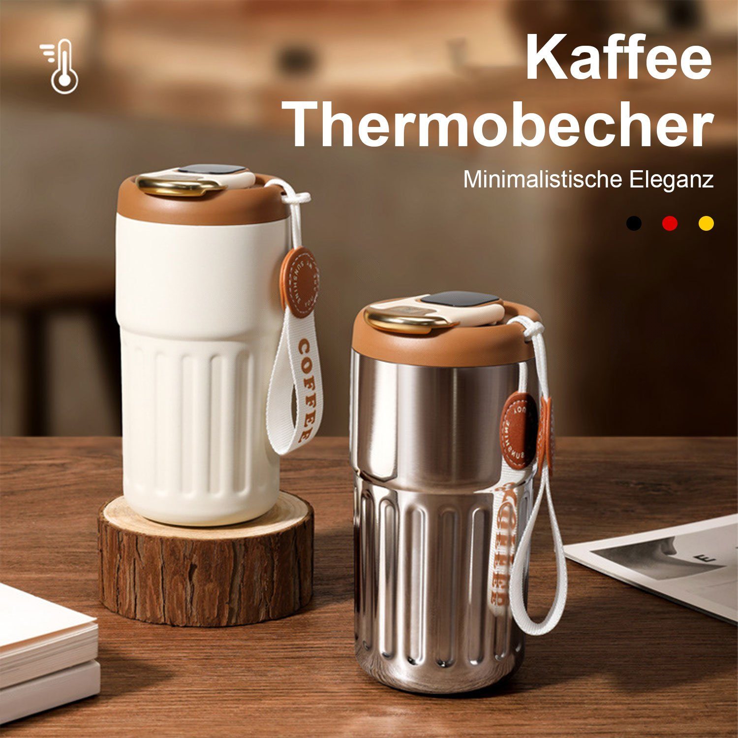 der Isolierflasche Temperatur Thermobecher MAGICSHE Farbe1 Anzeige Intelligente Kaffee
