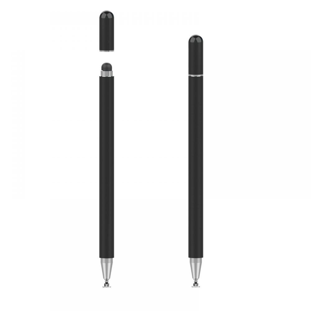 TECH PROTECT Eingabestift Tabletstift Zeichenstift Displaystift (Spar-Set, 1-St) 2 Spitzen, neigbare Metallspitze, ohne Batterie