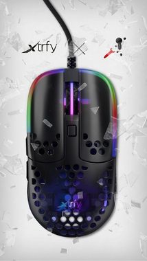 Cherry Xtrfy MZ1 RGB Gaming-Maus (kabelgebunden, ultraleichte Gaming-Maus)