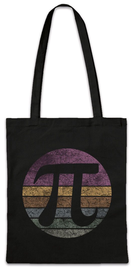 Beuteltasche Vintage Pi Stofftasche Mathematik Mathe Lehrer Mathe Unterricht
