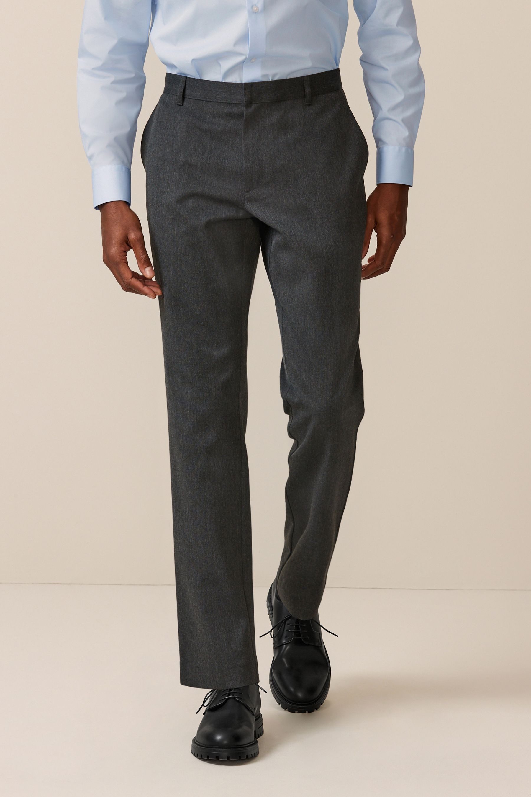 Next Stoffhose Elegante Slim Fit Hose mit schlichter Front (1-tlg)