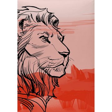 Kinderbettwäsche Der König der Löwen Bettwäsche Lion King Renforcé / Linon, BERONAGE, 100% Baumwolle, 2 teilig, 135x200 + 80x80 cm