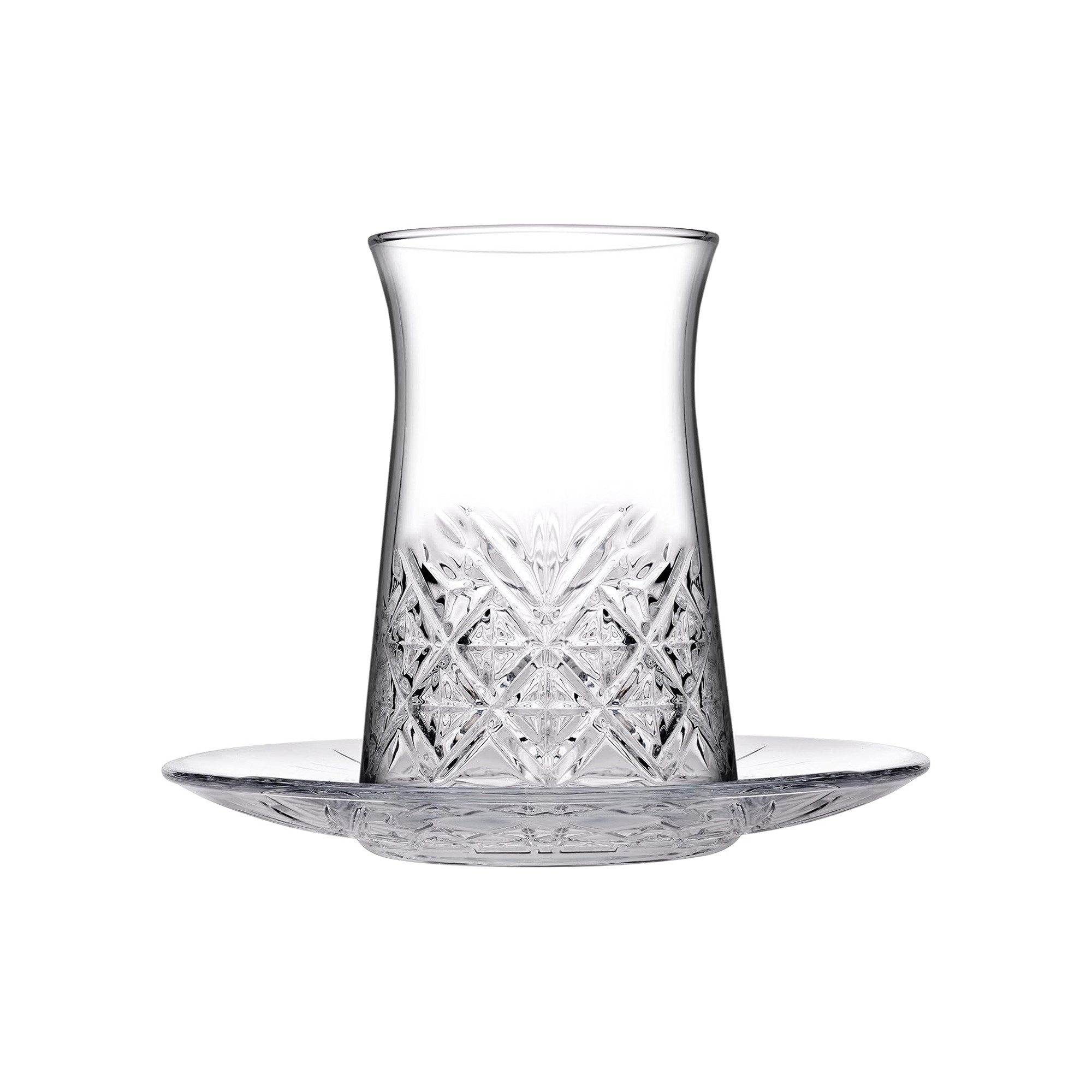 Pasabahce Gläser-Set Timeless Teegläser-Set, 12-tlg., Glas, 12-tlg. Set, 170 ml, ideal für türkischen Tee