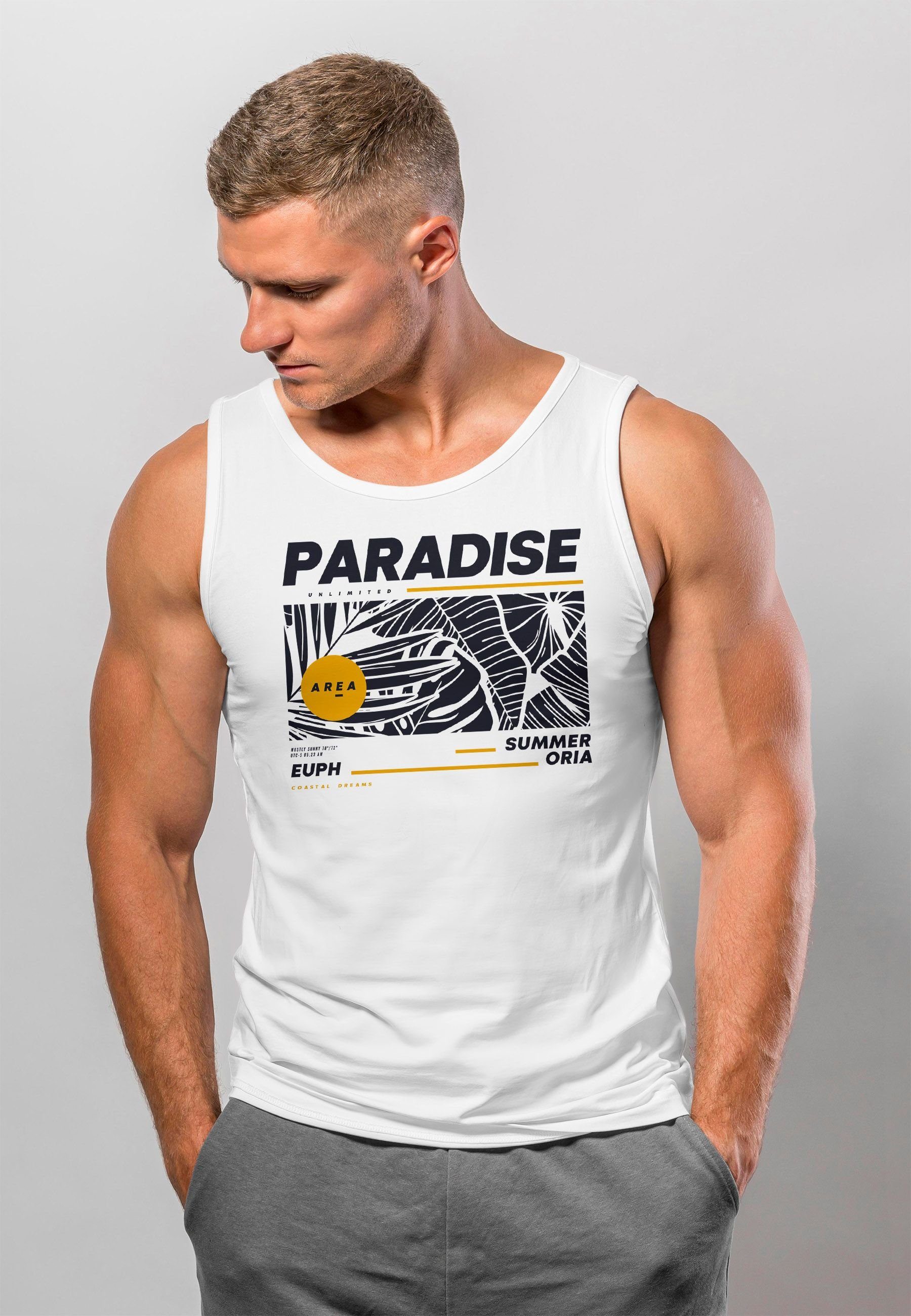 Neverless Tanktop Herren Tank-Top Paradise Unlimited günstig online kaufen