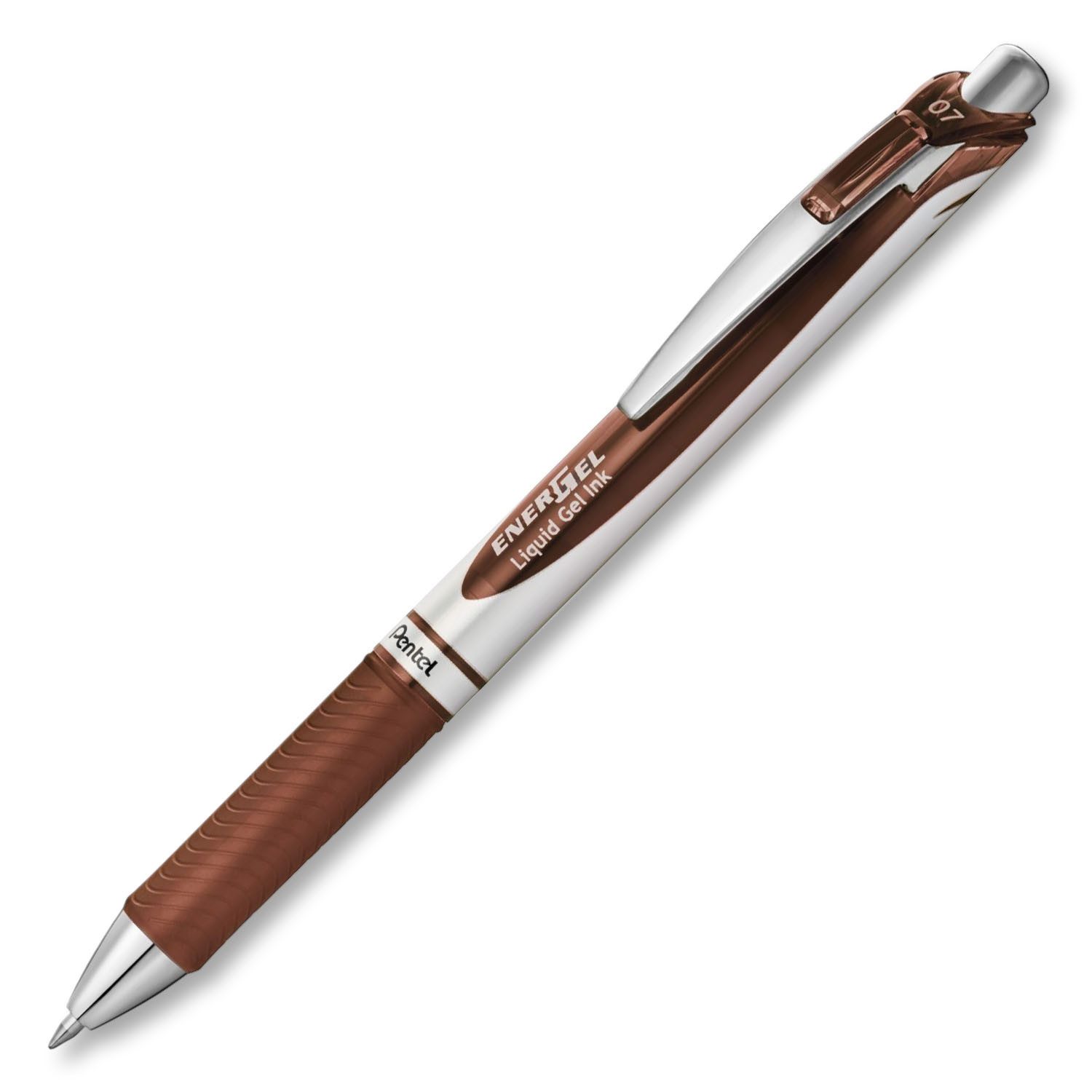 PENTEL Gelschreiber 1x PENTEL EnerGel Gelschreiber BL77 medium Schreibfarbe BRAUN