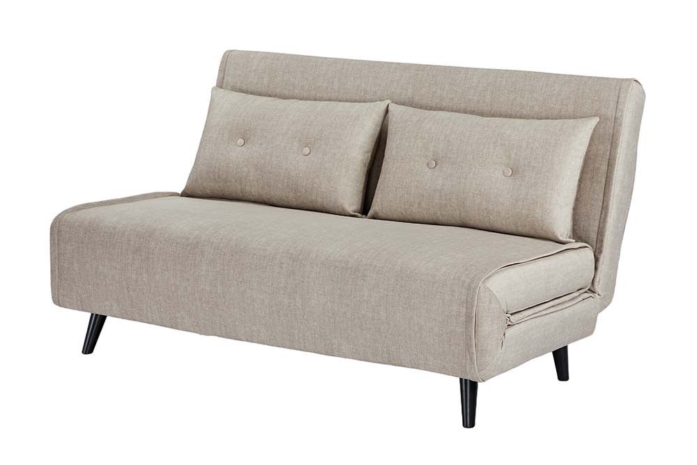 riess-ambiente Relaxsessel SMART MULTIFUNCTION 140cm champagner - Samt, Bettfunktion, FSC (Einzelartikel, 1-St), Ausziehbarer Schlafsessel - ideal für Arbeits-, Wohn- und Gästezimmer