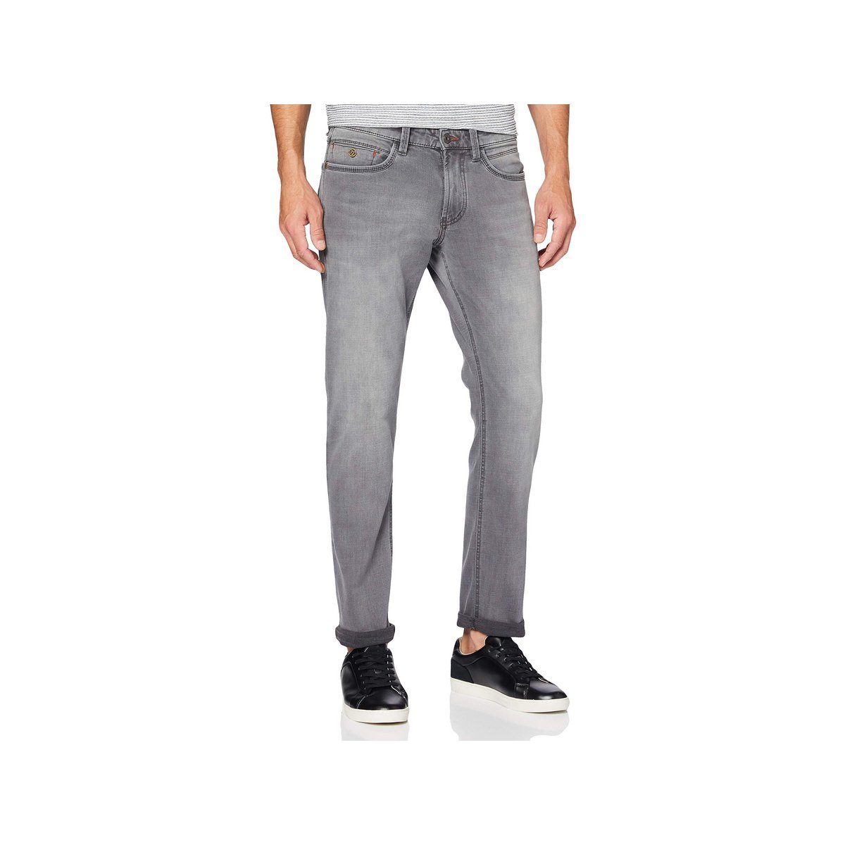 Hattric 5-Pocket-Jeans silber (1-tlg)