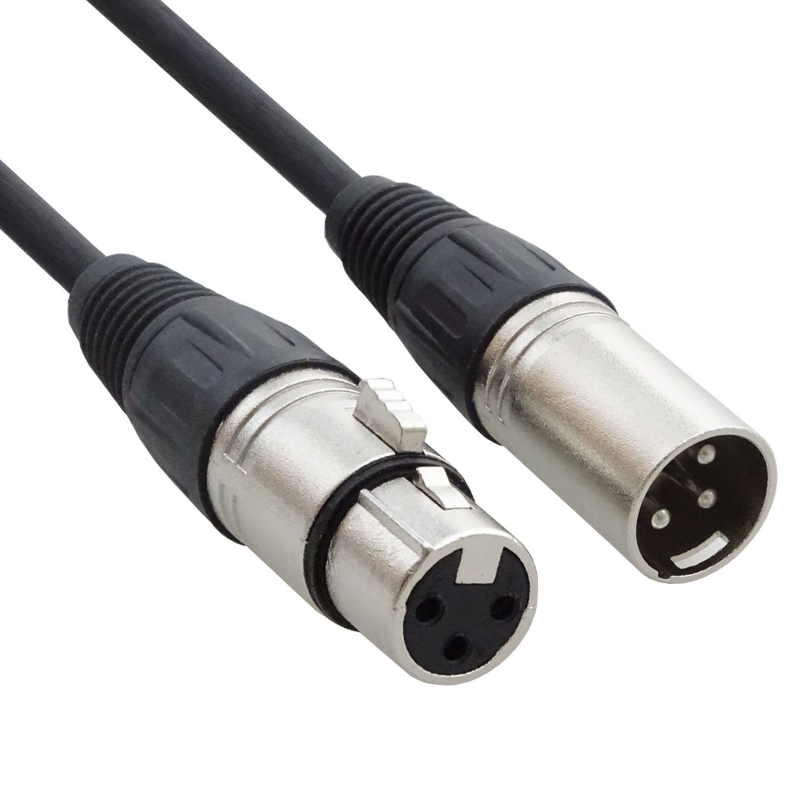 keepdrum keepdrum 10m DMX Kabel 3-pol XLR 100Ohm Elektro-Kabel, (1000 cm), DMX-Kabel 10 m