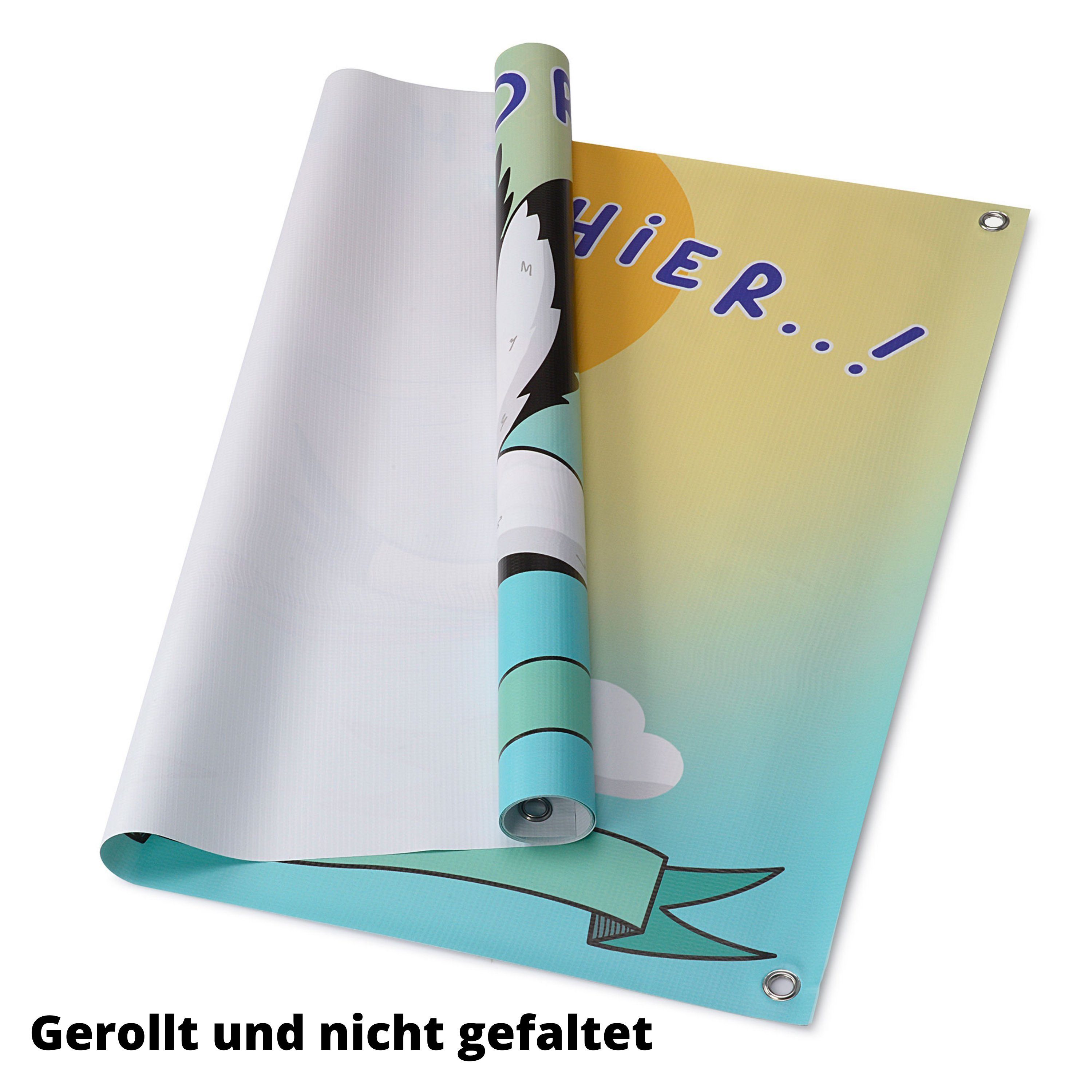 Makai Dekoobjekt Banner Plakat zur Geburt Storch Geschenk günstig online kaufen