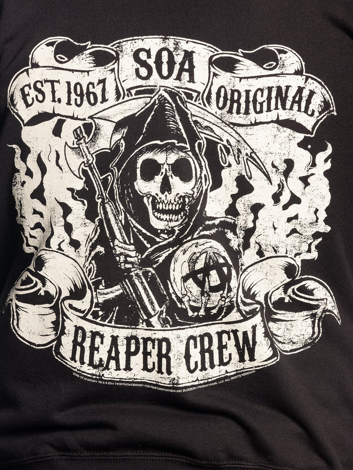 Reaper Anarchy of Sons Crew Kapuzensweatjacke
