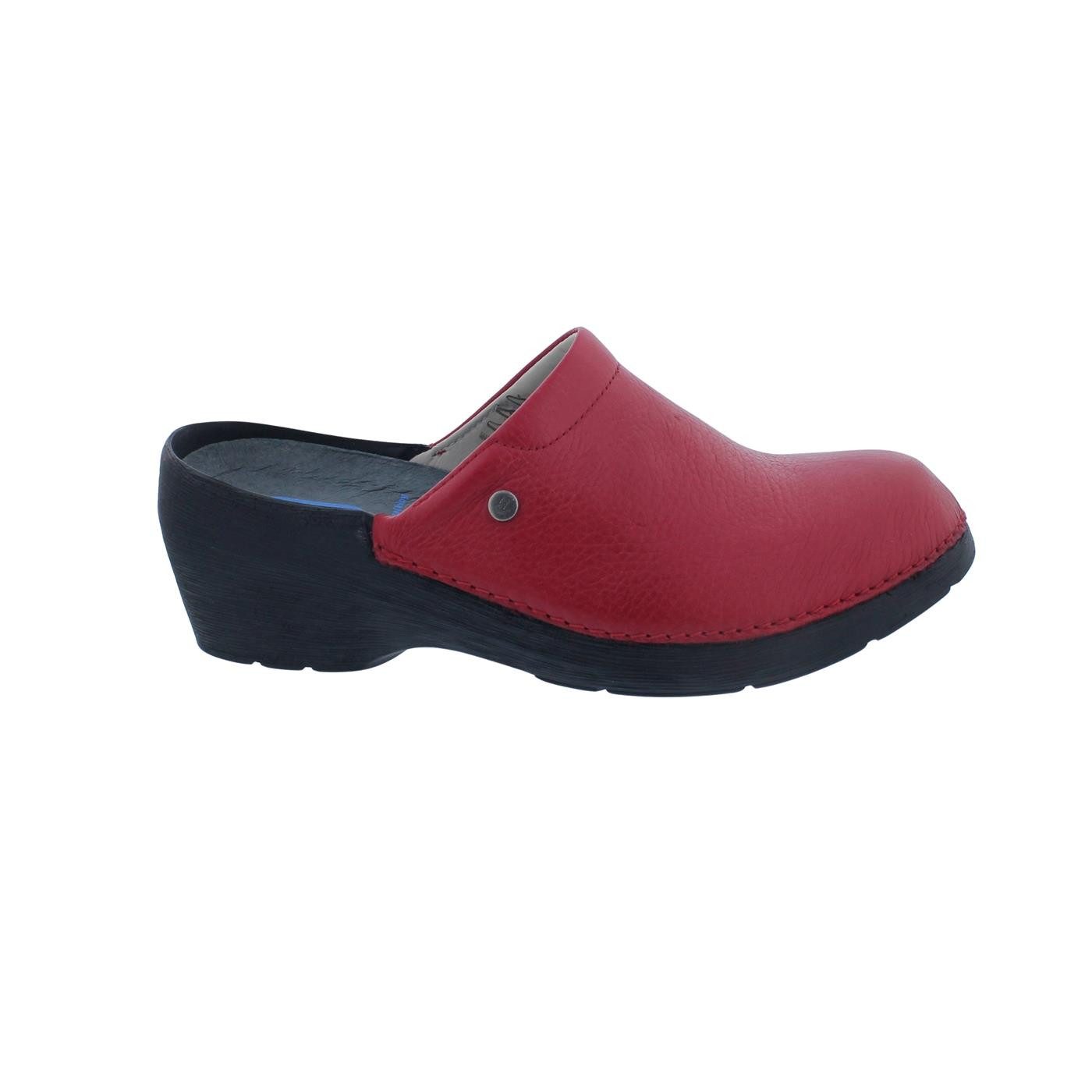 WOLKY Wolky Multi Clog 0608071-500, Floater leather - Glattleder, Red Clog