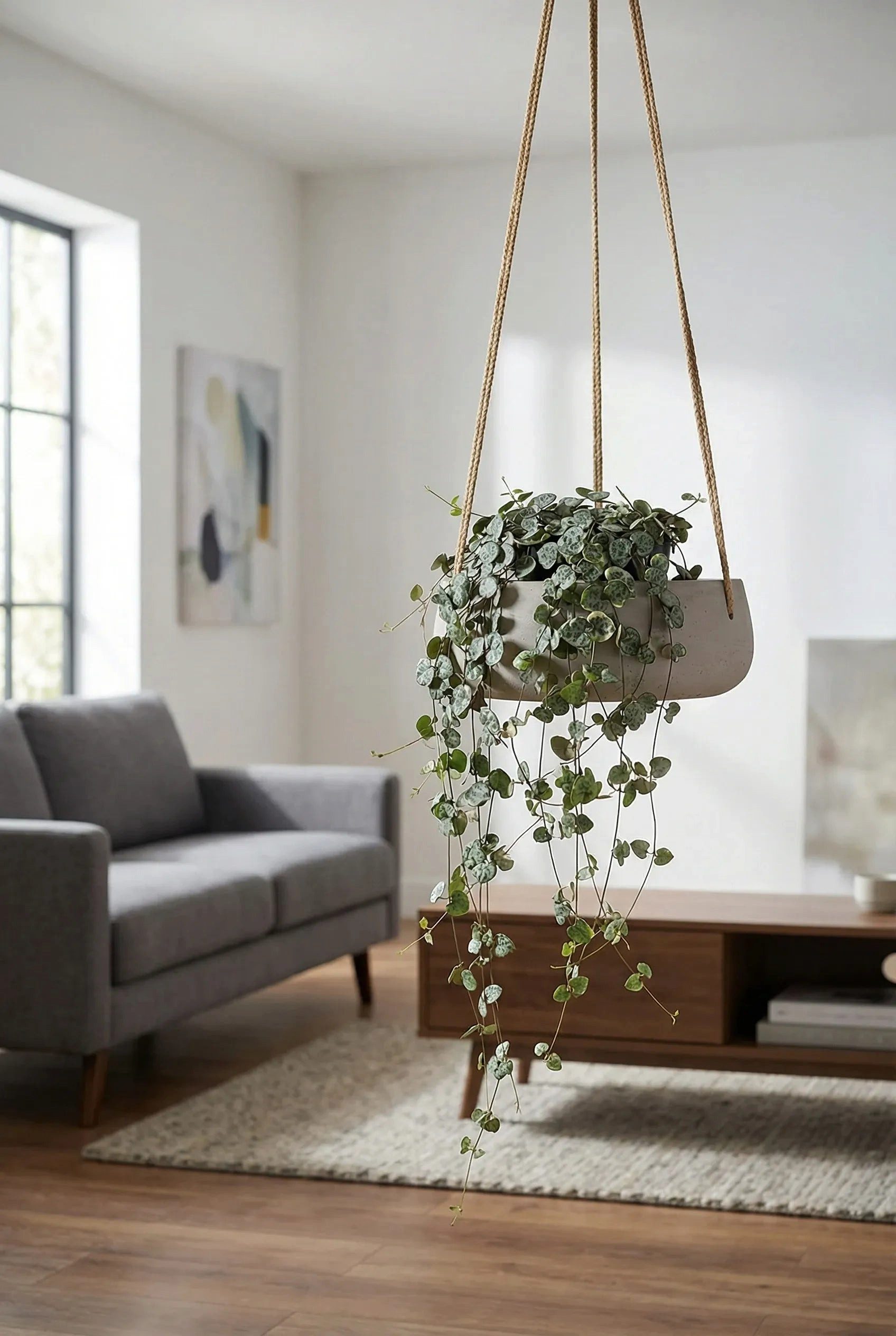 finestgreen Blumenampel Hanging Eileen, Frostfest & UV-beständig – für Innen- und Außenbereich