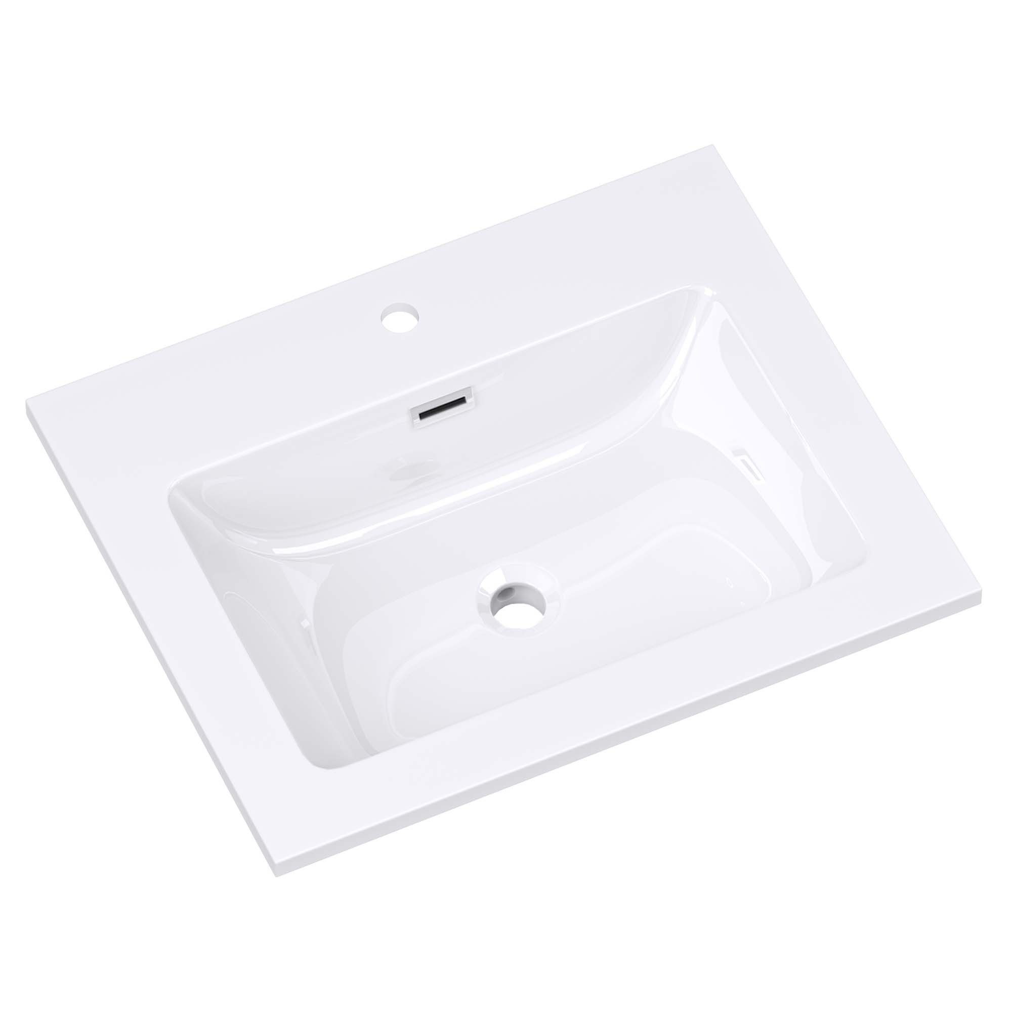 Mai & Mai Aufsatzwaschbecken Einbauwaschbecken Mineralguss Waschtisch mit Ü günstig online kaufen