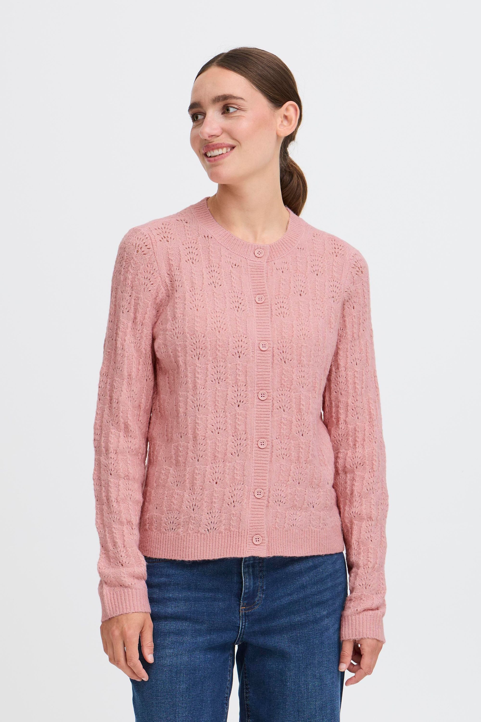 OXMO Strickjacke OXFSINVA Süßer Cardigan mit Strickmuster günstig online kaufen