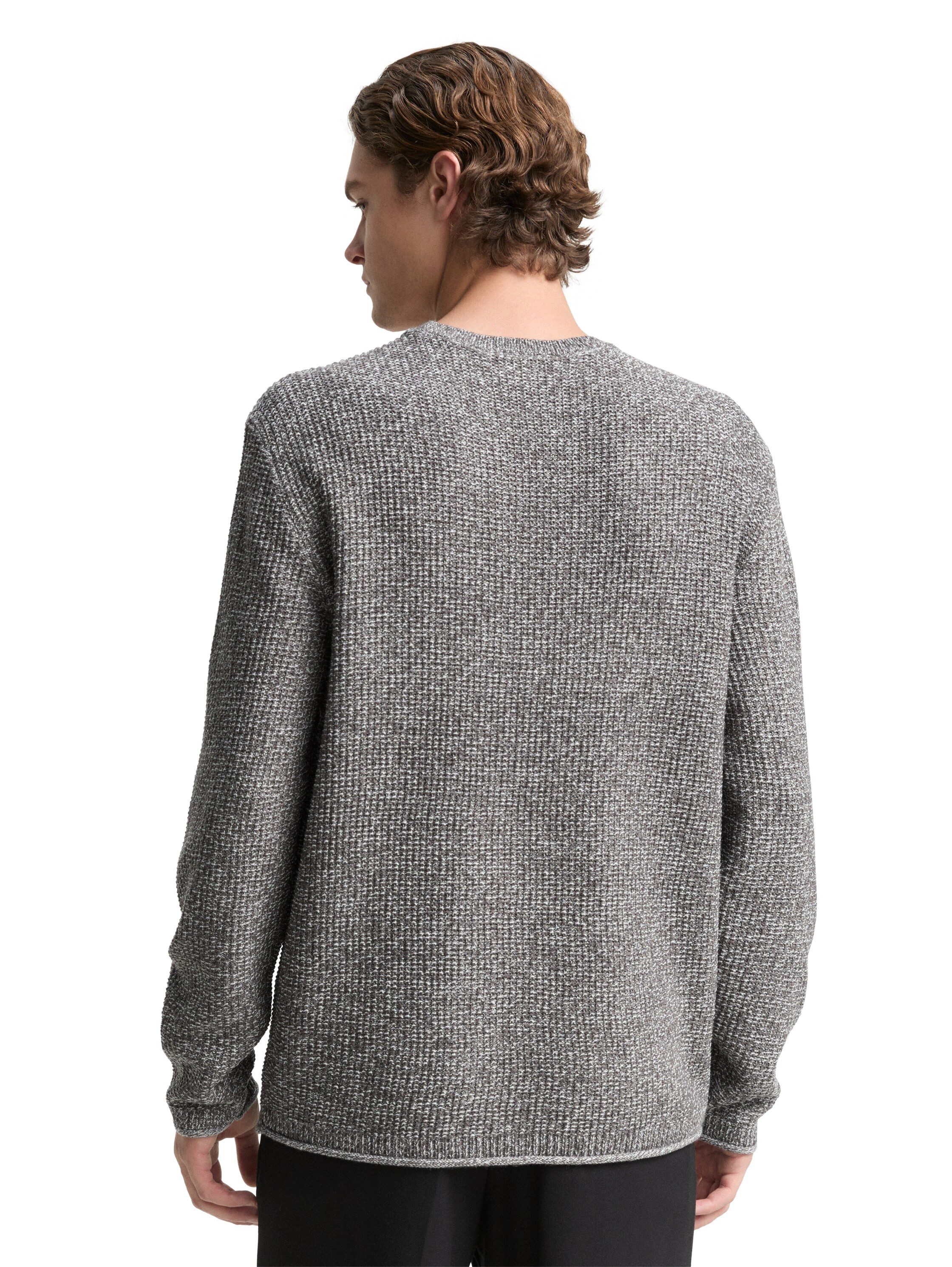 TOM TAILOR Denim Strickpullover mit Logo Stickerei günstig online kaufen