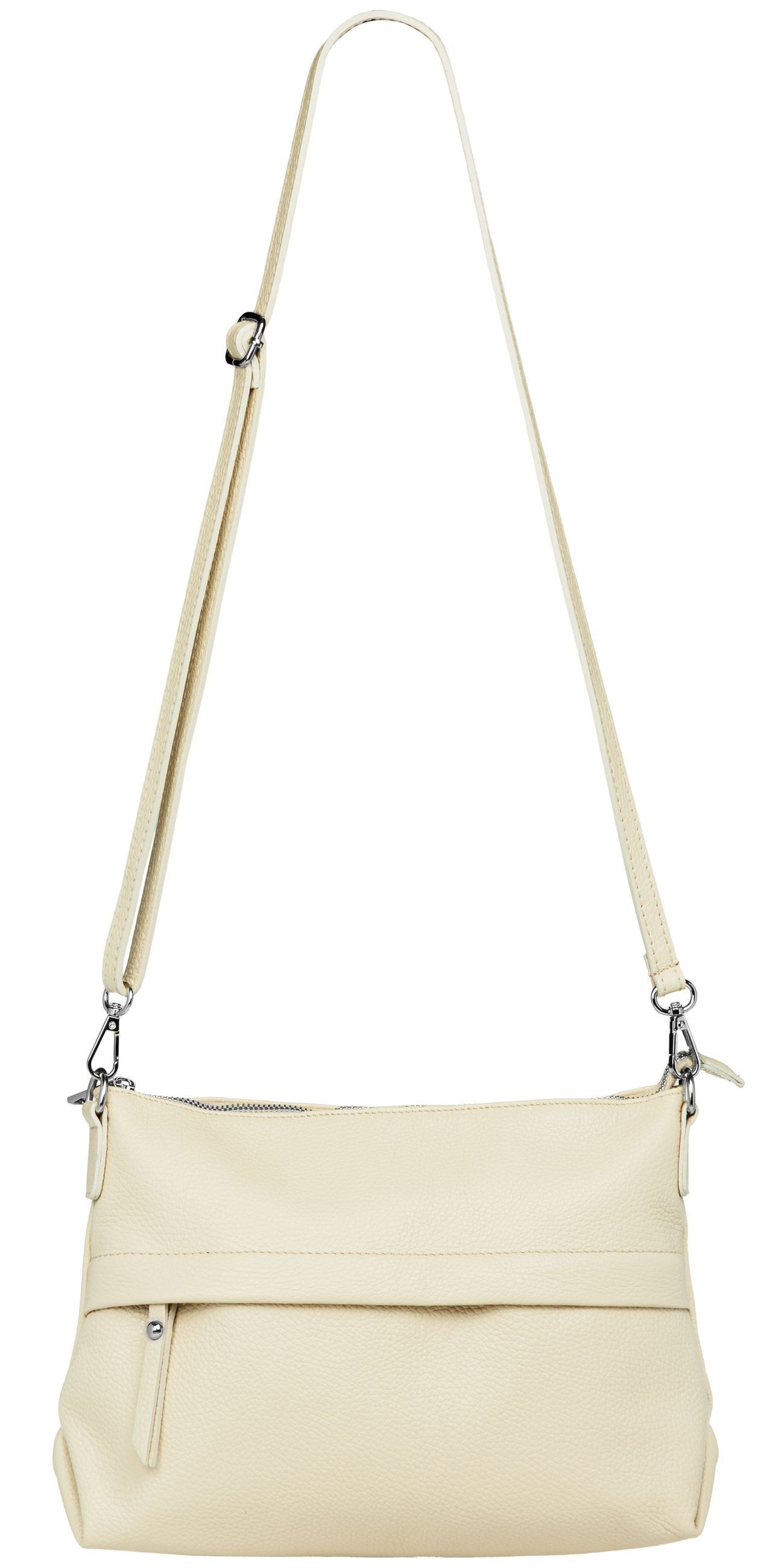 Caspar Umhängetasche lässige Damen Leder Crossbody günstig online kaufen