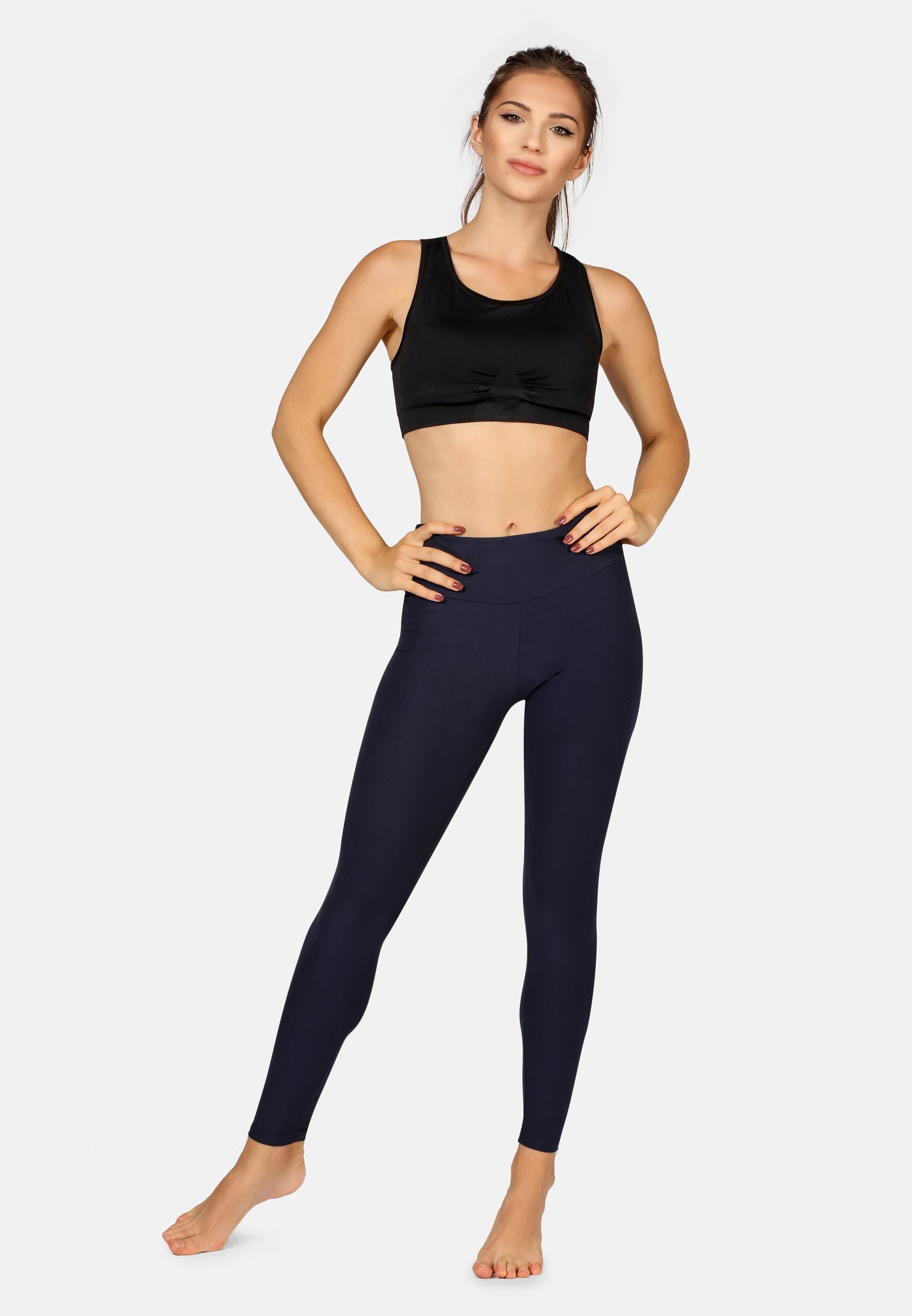 Merry Style Leggings Damen Lange Leggings MS10-303 (1-tlg) elastischer Bund