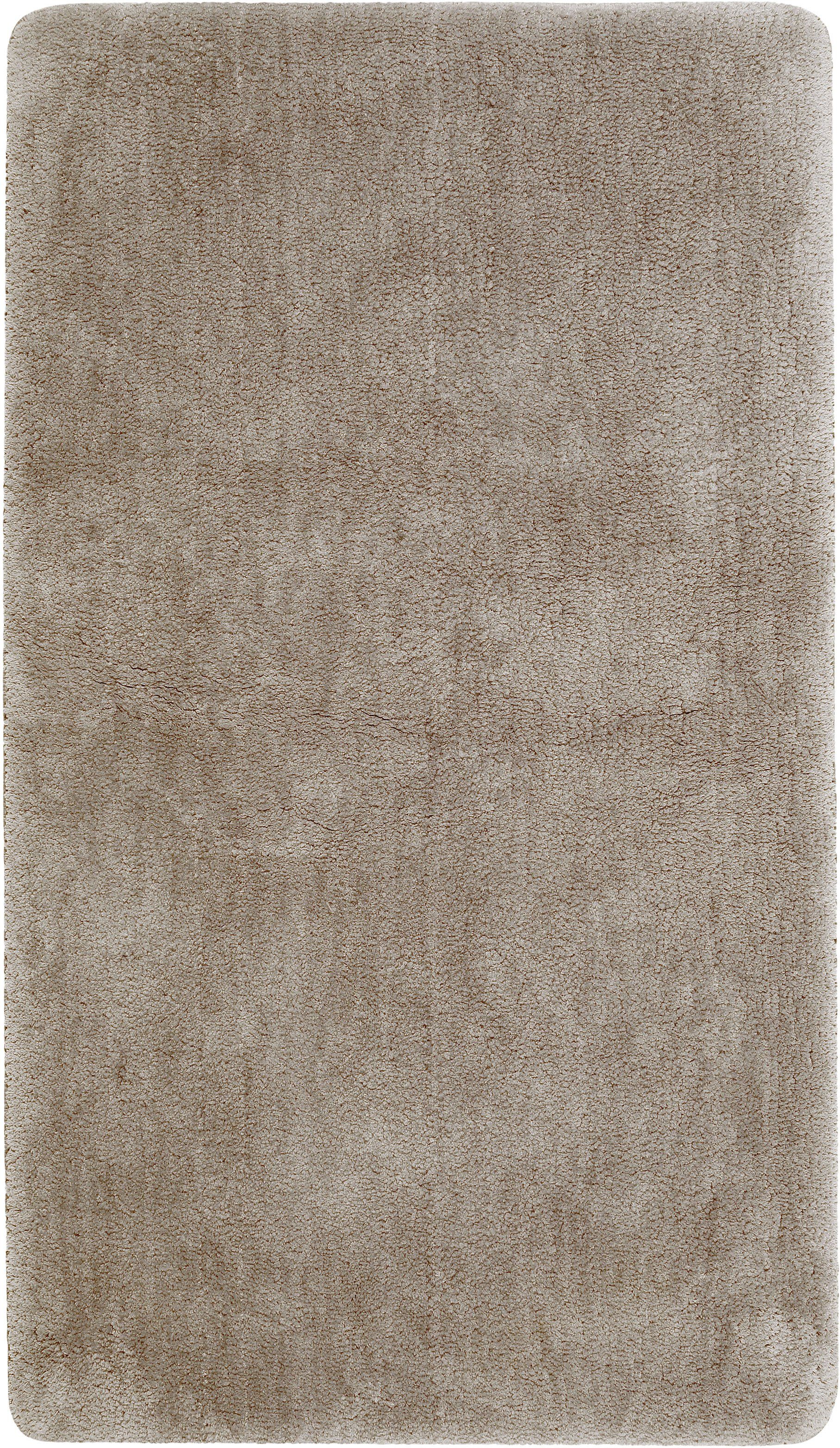Wecon home Basics Badematte Joris, Höhe 20 mm, rutschhemmend beschichtet, strapazierfähig, Polyester, rechteckig, waschbar, viele Größen, Badezimmerteppich, uni