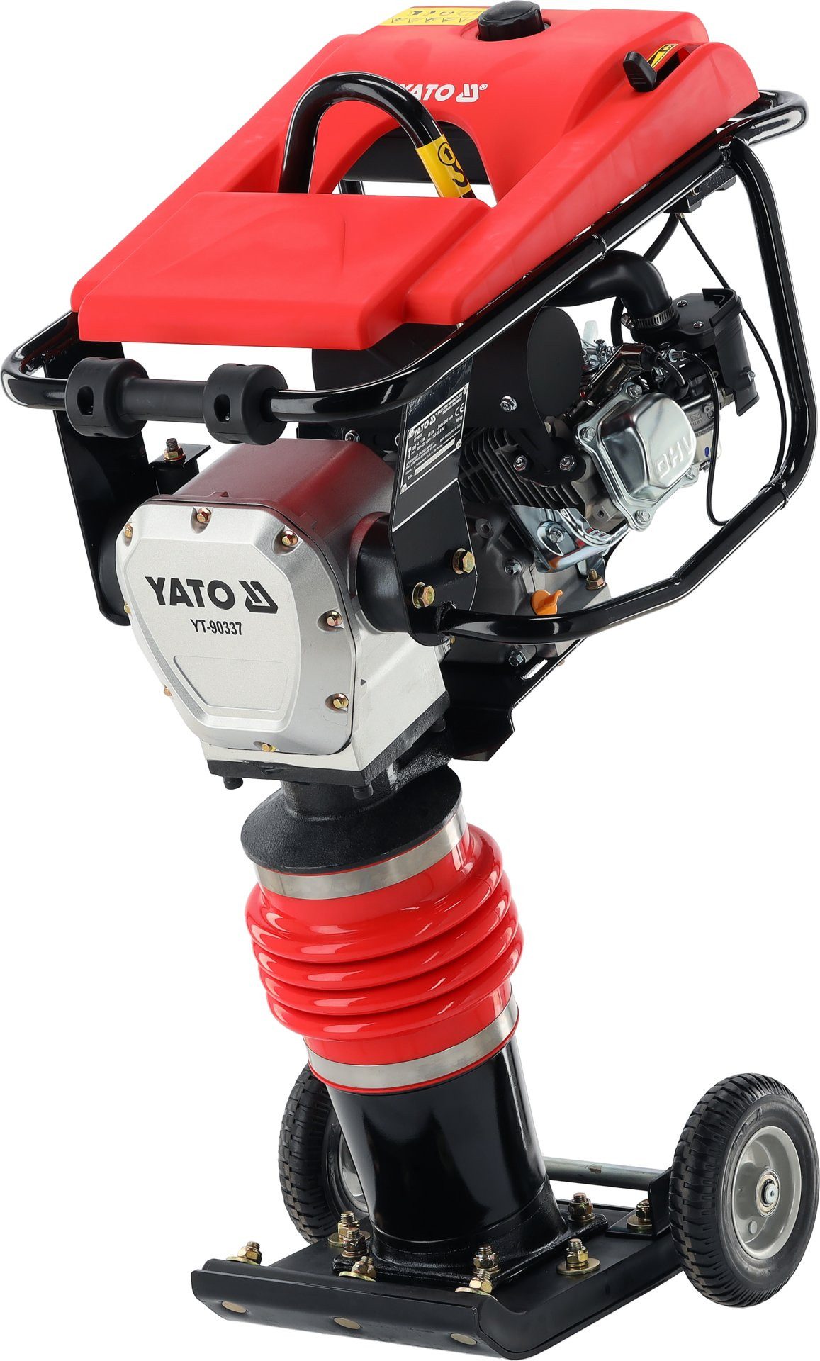 Yato Vibrationsstampfer Vibrationsstampfer mit Loncin 4-Takt-Motor, 10 kN, 80 kg, Vibrationsstampfer mit Loncin 4-Takt-Motor, 10 kN, 80 kg, Stabil