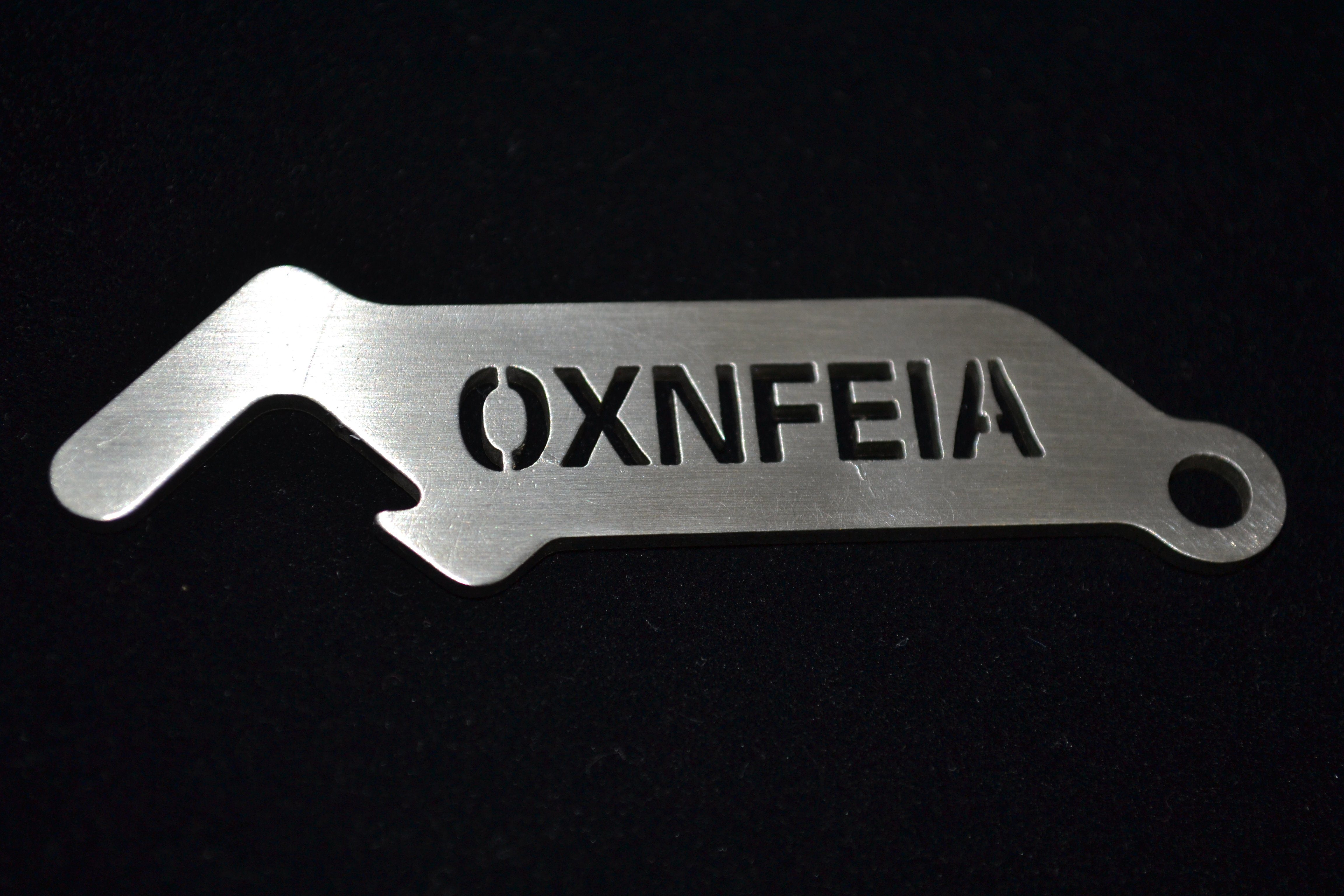 OXNFEIA® Flaschenöffner Schlüsselanhänger-Flaschenöffner aus Edelstahl  Bieröffner (1-tlg)