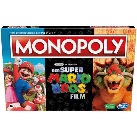 Hasbro Spiel, Gesellschaftsspiel Monopoly Super Mario Bros. Film Edition