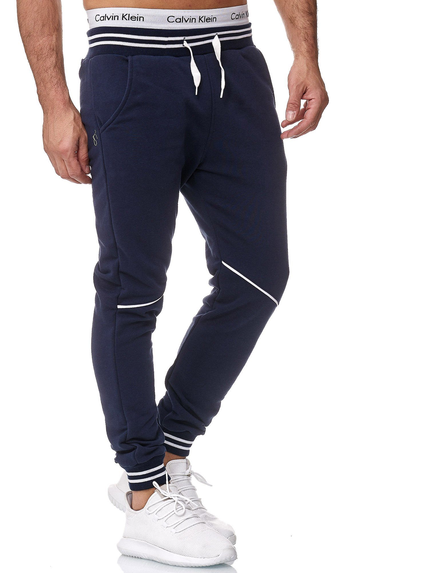 OneRedox Fitness 1316C Freizeit Sweatpants, Navy Casual 1-tlg) (Sporthose Jogginghose Trainingshose