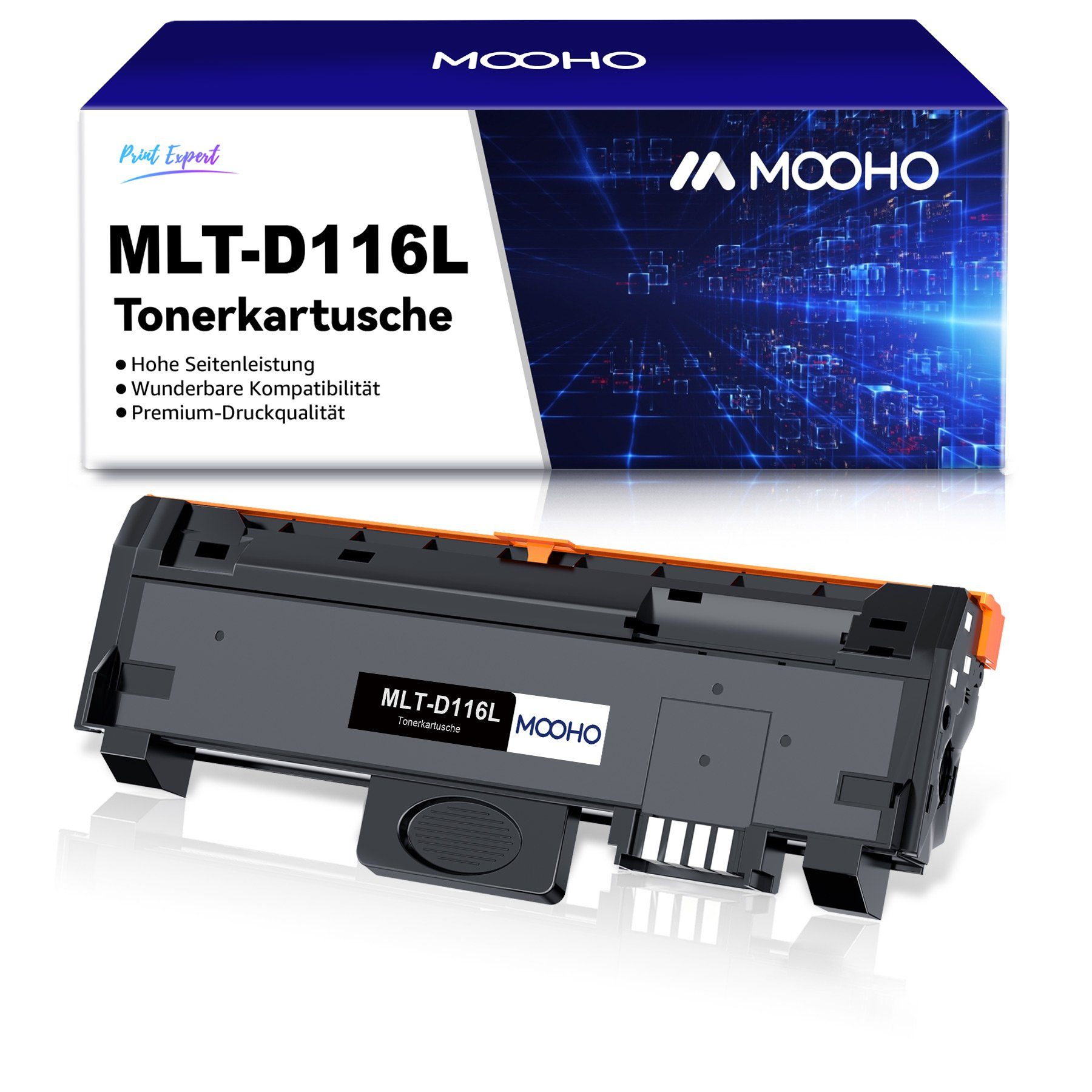 MOOHO Tonerkartusche MLT-D116L MLT-D116S Kompatibel für SAMSUNG Xpress