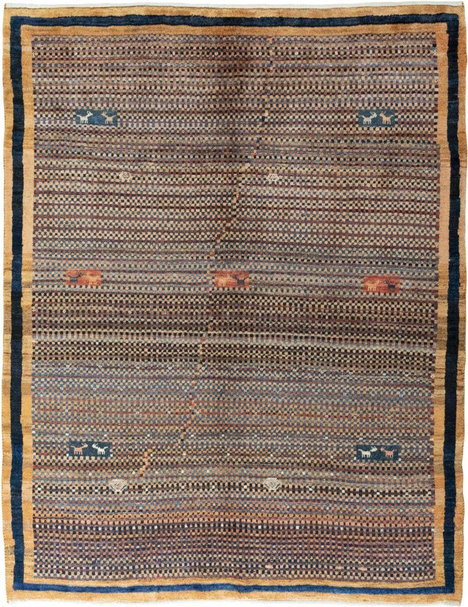 Orientteppich Perser Gabbeh Ghashghai 217x270 mm 15 rechteckig, Nain Höhe: Handgeknüpfter Trading, Moderner