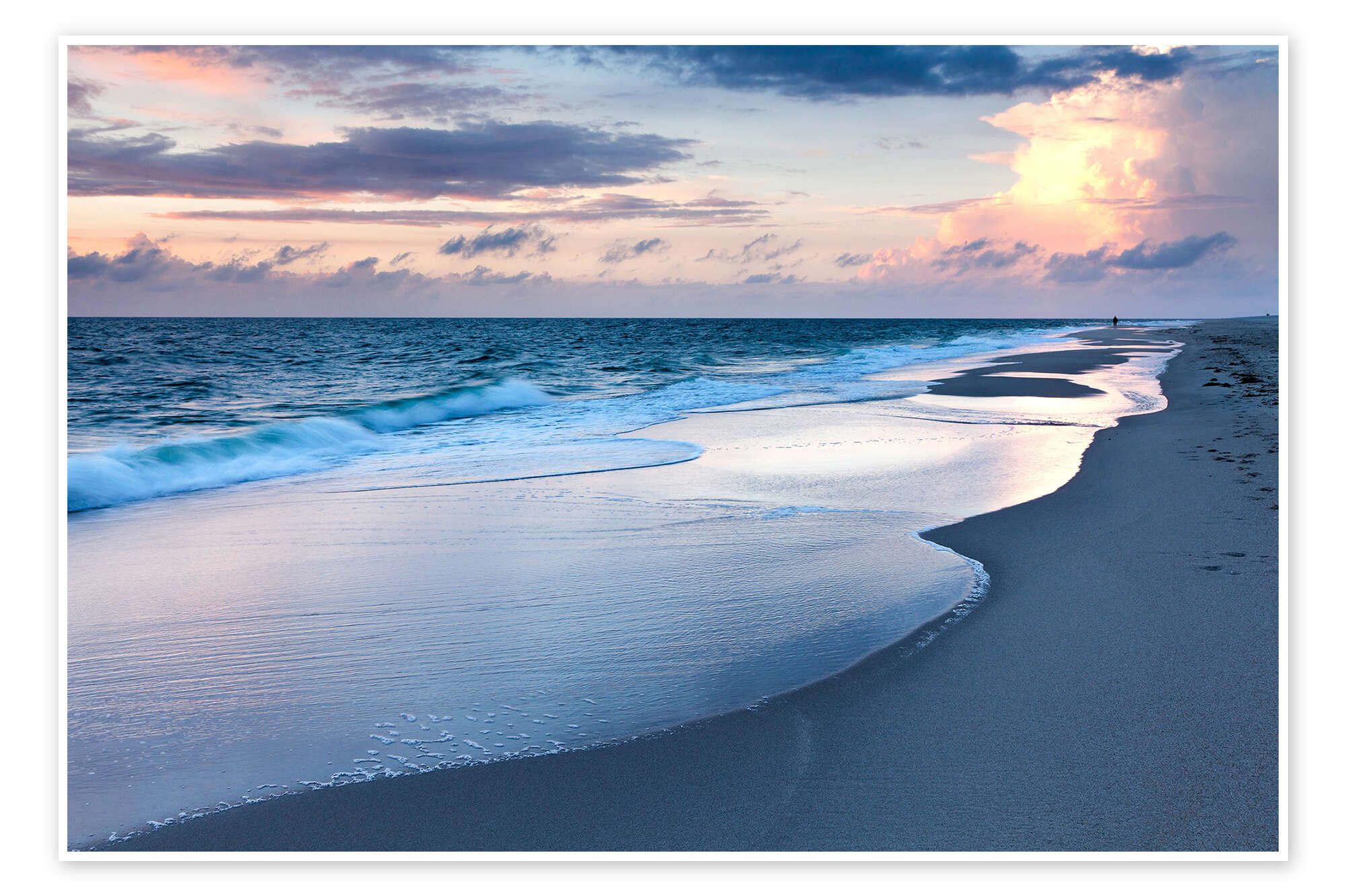 Posterlounge Wandbild Sonnenuntergang an der Nordsee, Markus Lange, erhältlich als Poster, Leinwandbild, Wandsticker oder Acrylglasbild