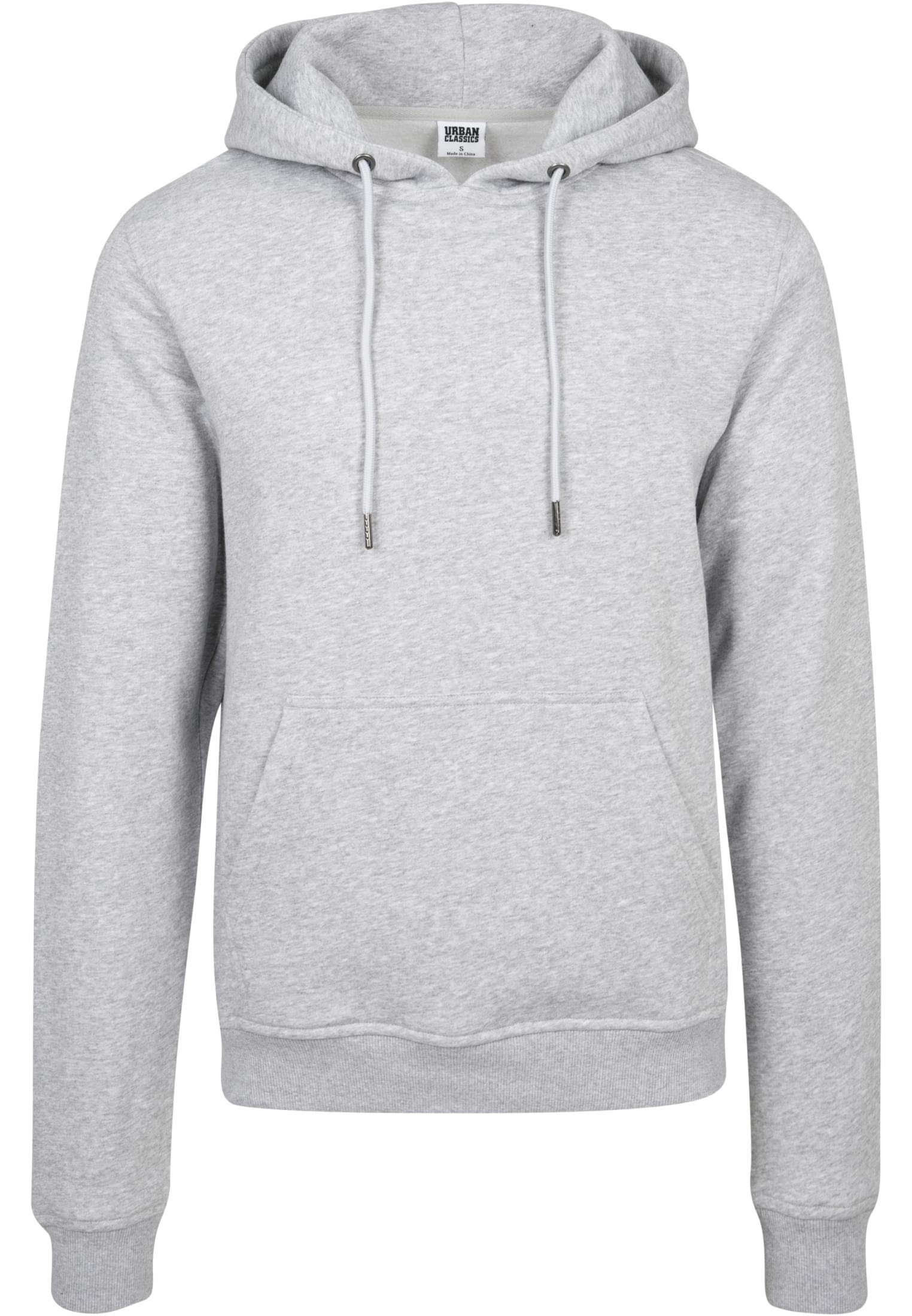 URBAN CLASSICS Sweater Herren Basic Terry Hoody (1-tlg) grey