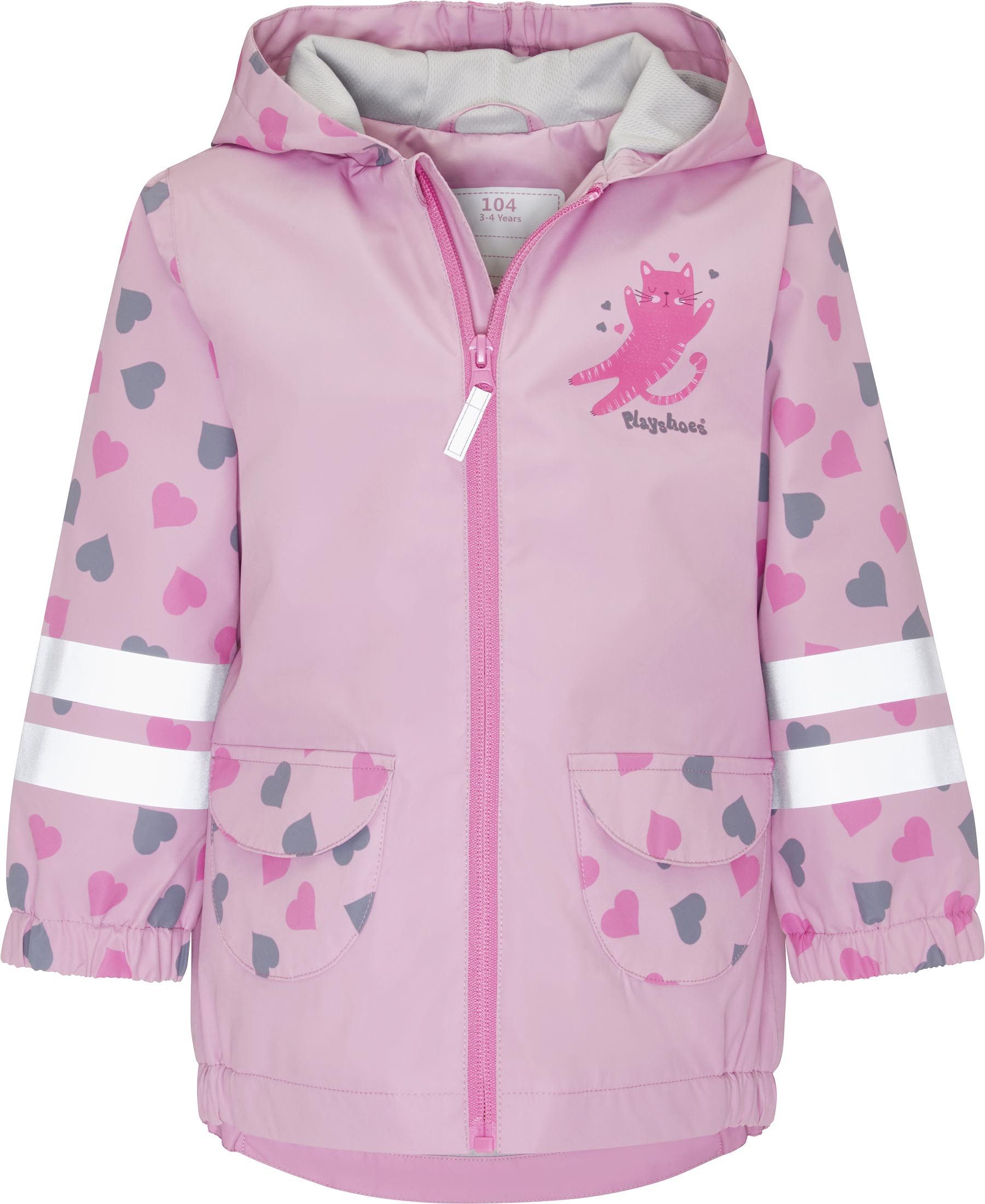 Playshoes Regenjacke Outdoor-Jacke Katze