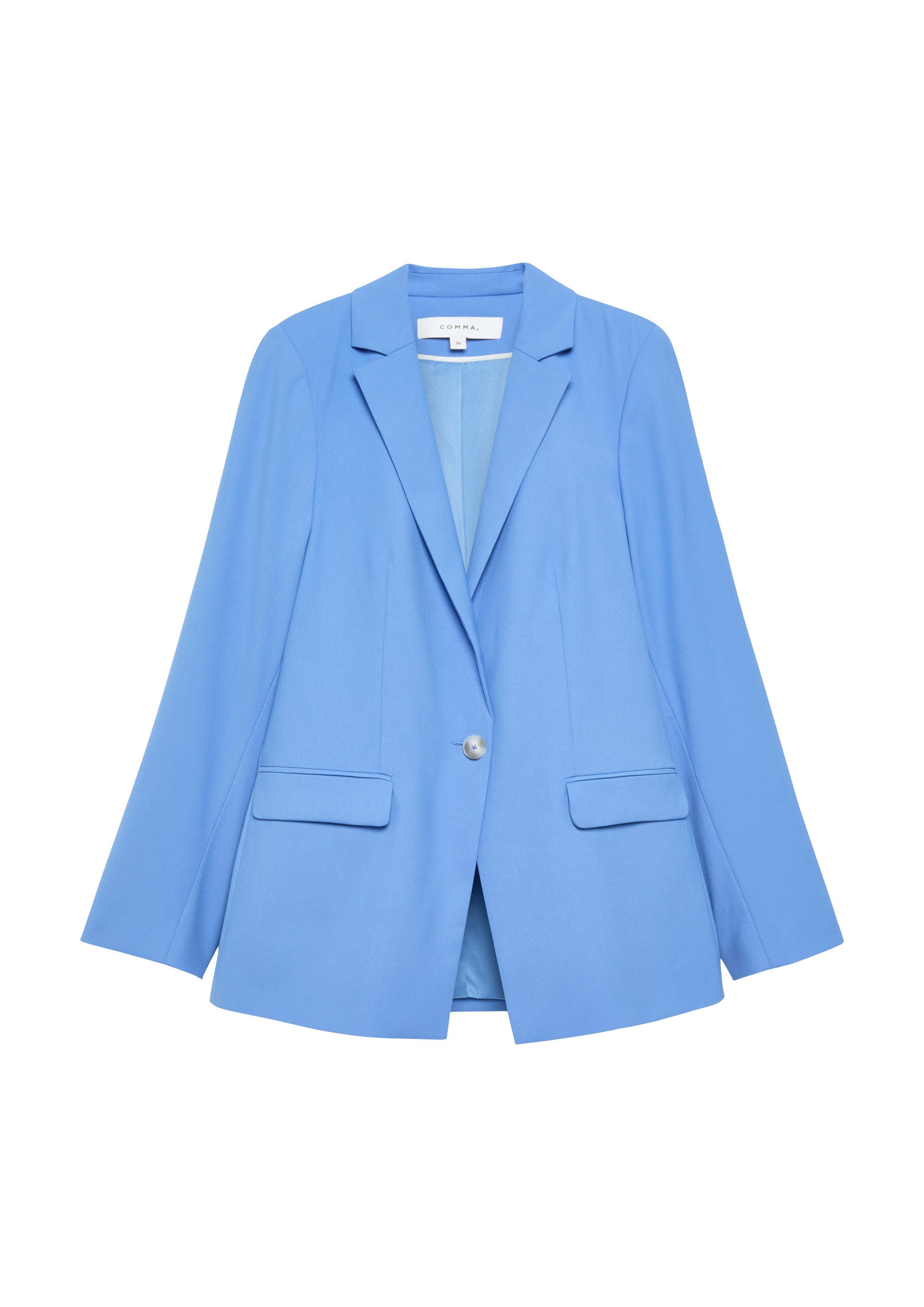 comma Jackenblazer Indoor-Blazer Antaillierter Blazer aus Viskosestretch