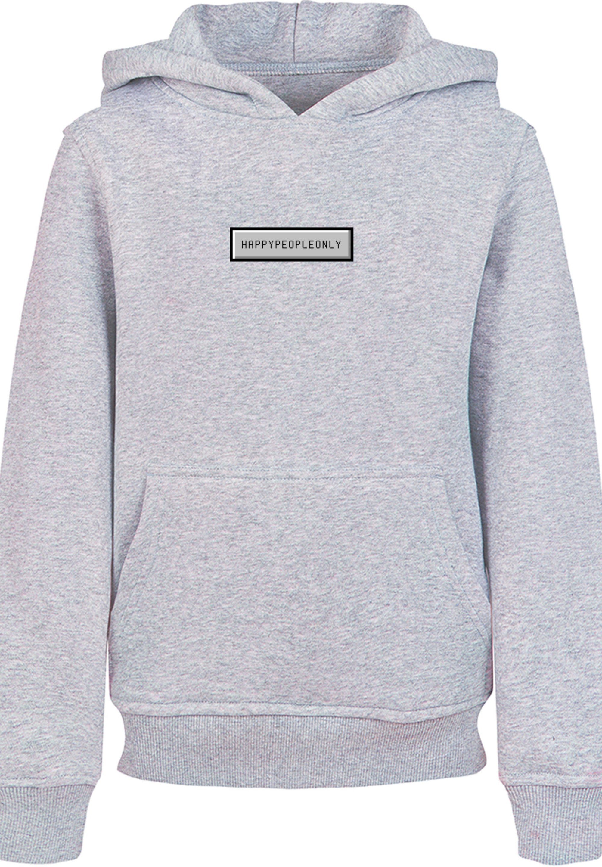 People Only Print Kapuzenpullover F4NT4STIC Party heather SIlvester Happy grey