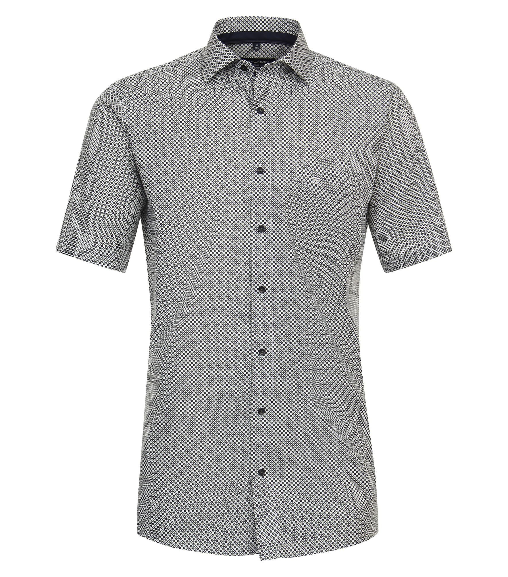 CASAMODA Businesshemd CASAMODA Businesshemd Kurzarm Print günstig online kaufen